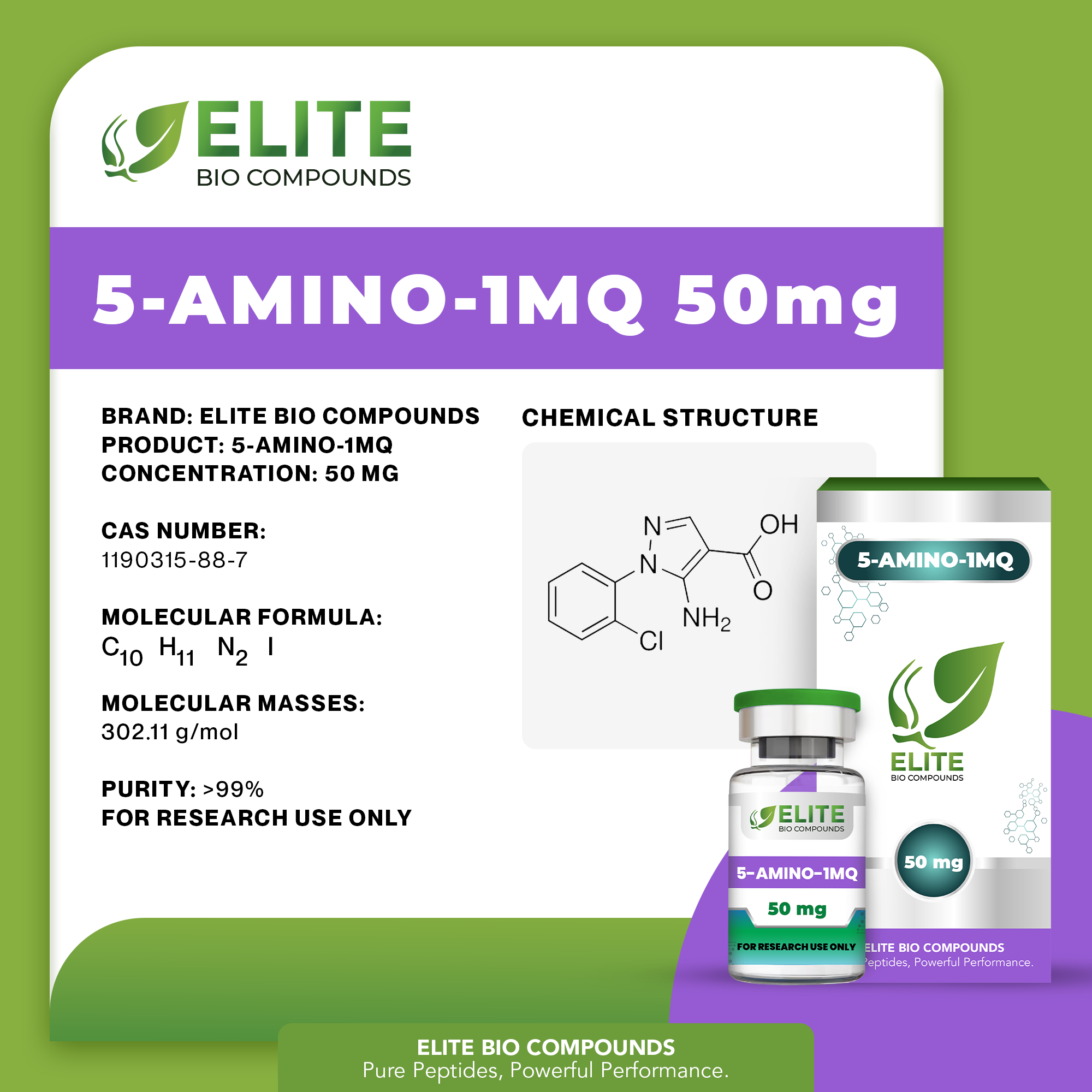 5-Amino-1MQ 50mg – Advanced Body Composition & Wellness Support | COA Verified