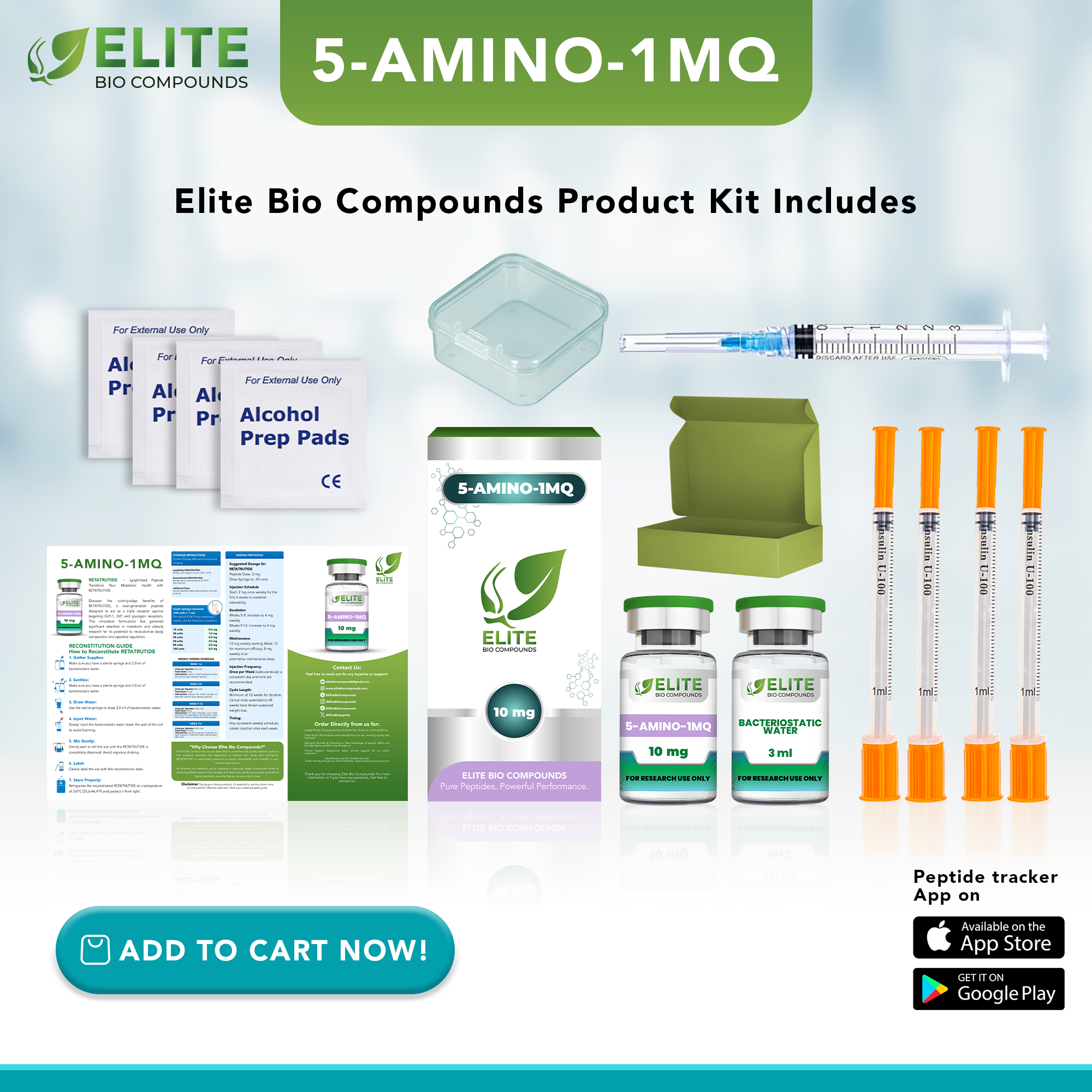 5-Amino-1MQ (10 mg) | Metabolic & Weight Management Support | COA Veri ELITE BIO COMPOUNDS 5-Amino-1MQ (10 mg) | Metabolic & Weight Management Support | COA Veri ELITE BIO COMPOUNDS