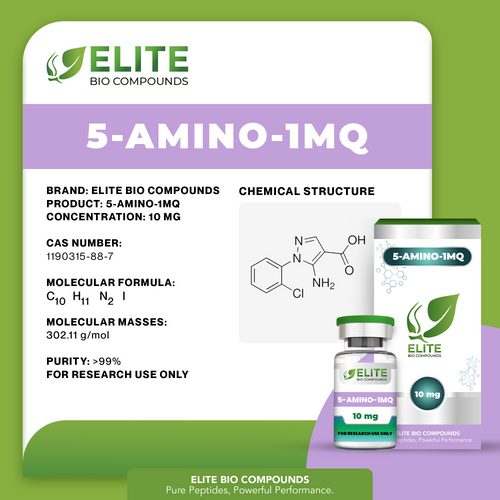 5 amino 1mq chemical structure 5-Amino-1MQ 5-amino-1MQ 50 mg  lyophilized