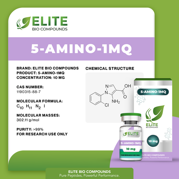 5-Amino-1MQ (10 mg) | Metabolic & Weight Management Support | COA Verified