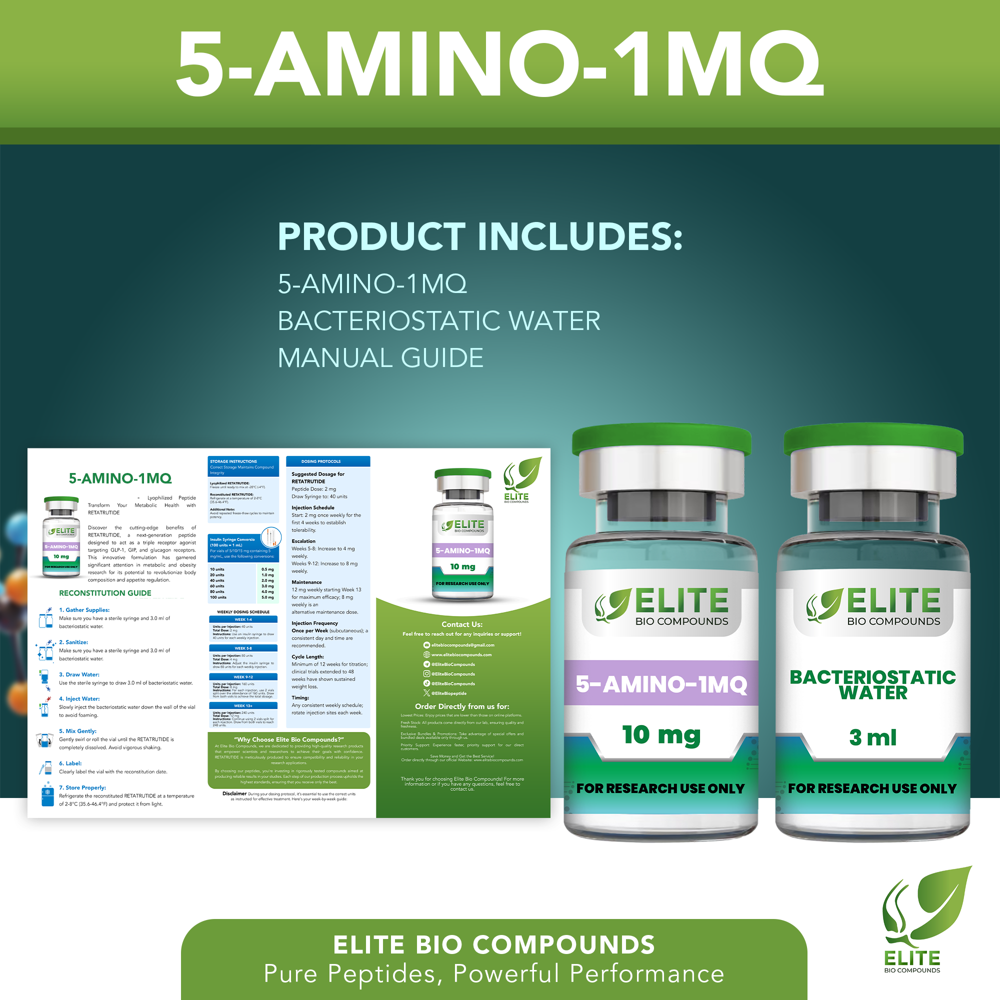 5-Amino-1MQ (10 mg) | Metabolic & Weight Management Support | COA Veri ELITE BIO COMPOUNDS 5-Amino-1MQ (10 mg) | Metabolic & Weight Management Support | COA Veri ELITE BIO COMPOUNDS