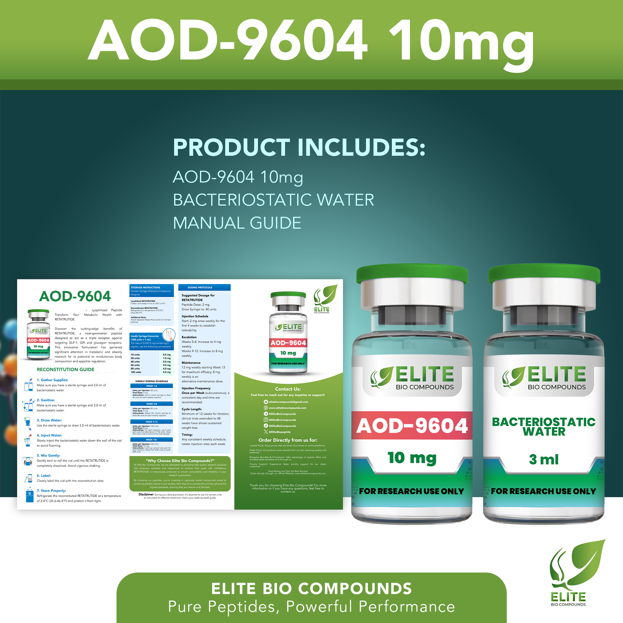 AOD-9604 10mg – Advanced Fat Metabolism & Wellness Support | COA Verified