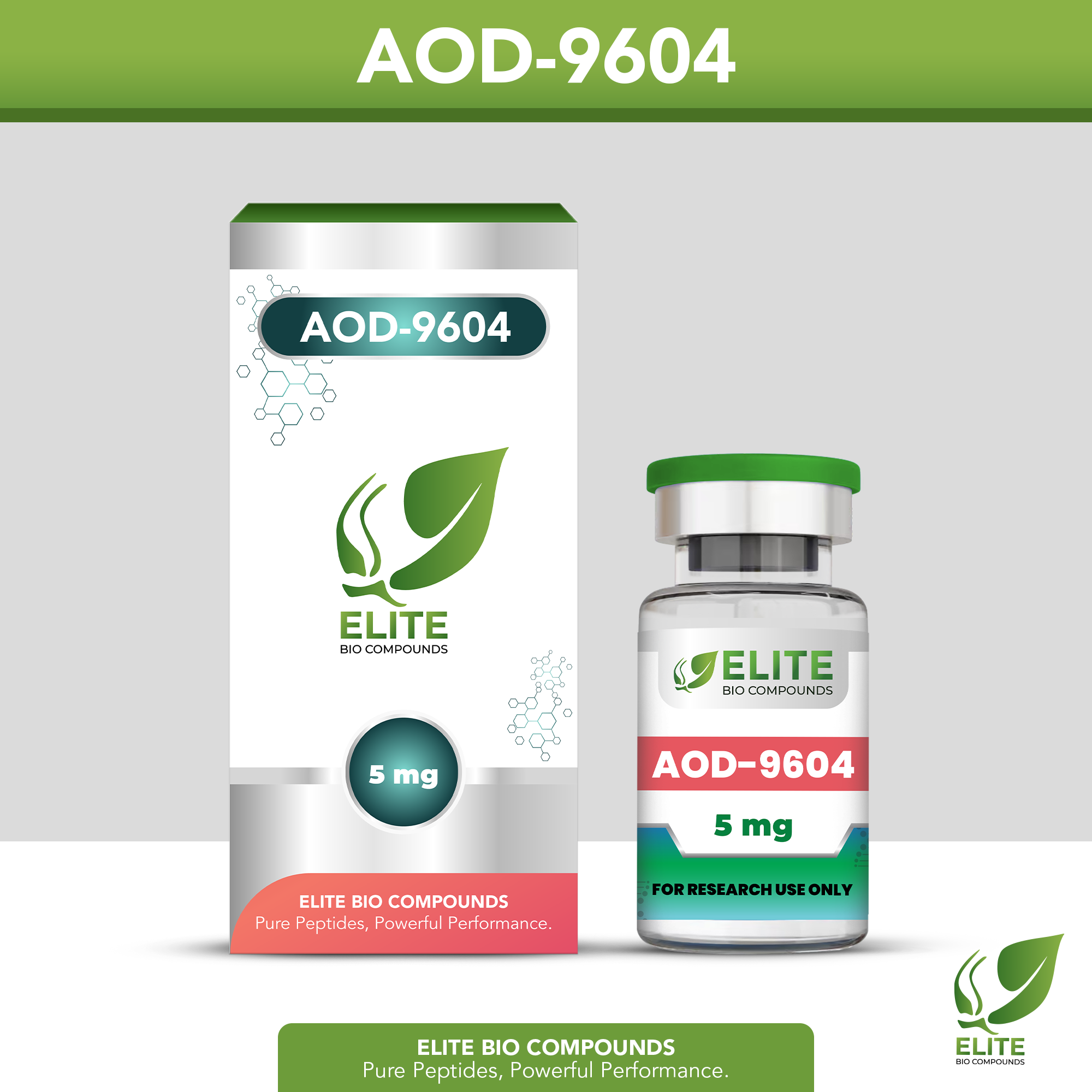 AOD-9604 (5 mg) | Body Composition, Fat Metabolism & Weight Support | COA Verified
