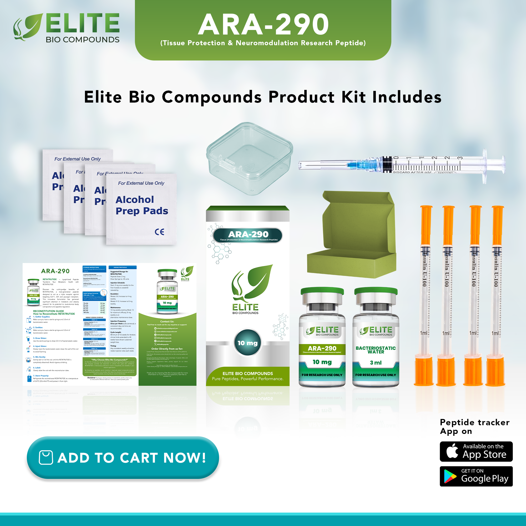 ARA-290 (10 mg) | Cellular Repair & Neurological Support | COA Verified