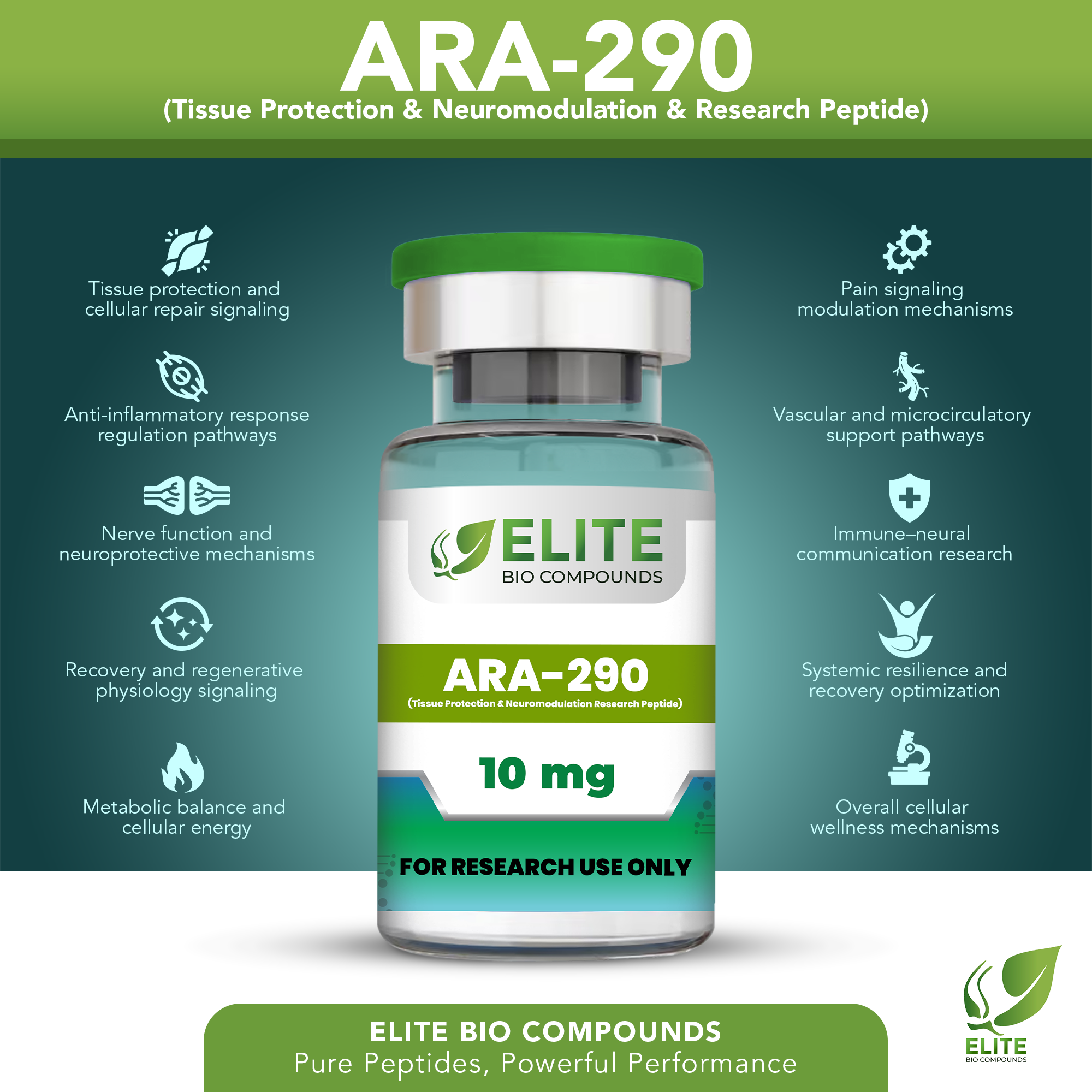 ARA-290 (10 mg) | Cellular Repair & Neurological Support | COA Verified