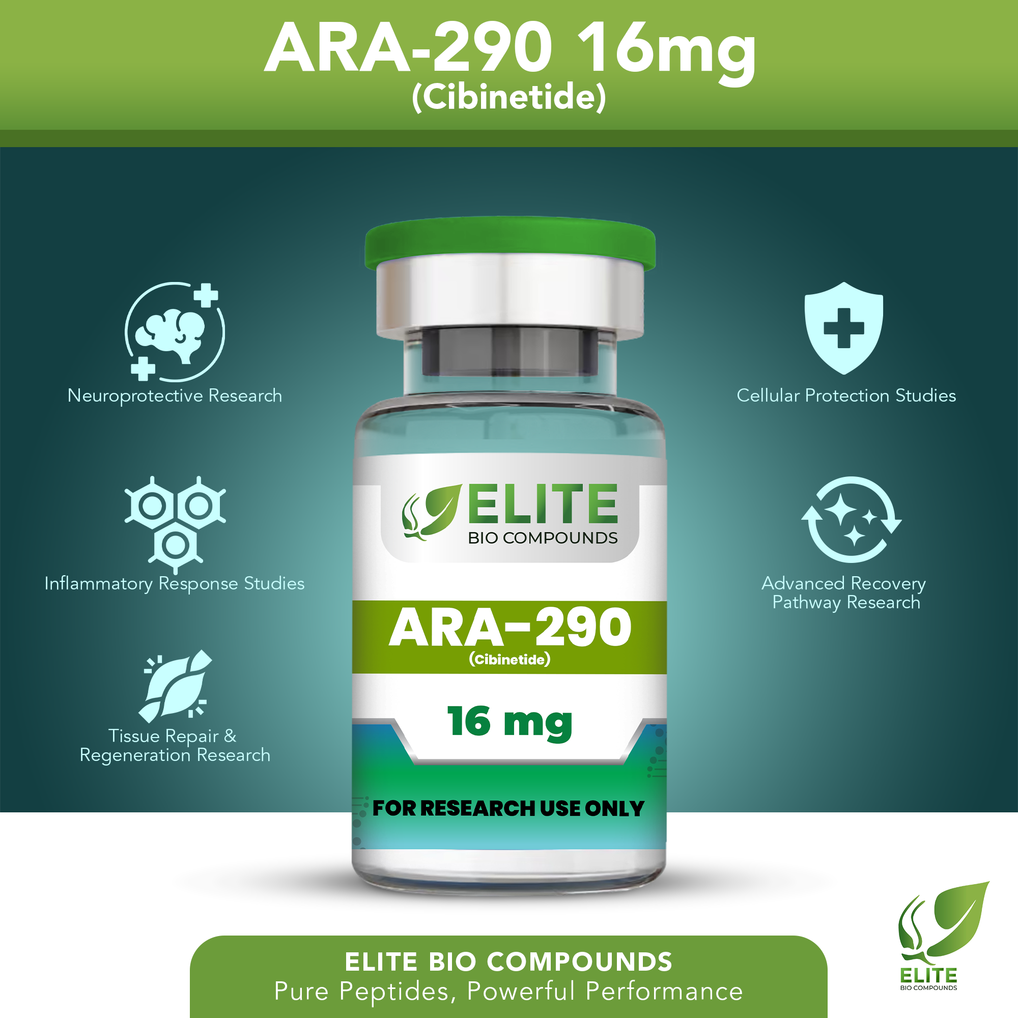 ARA-290 (Cibinetide) 16mg – Advanced Wellness & Recovery Support | COA Verified