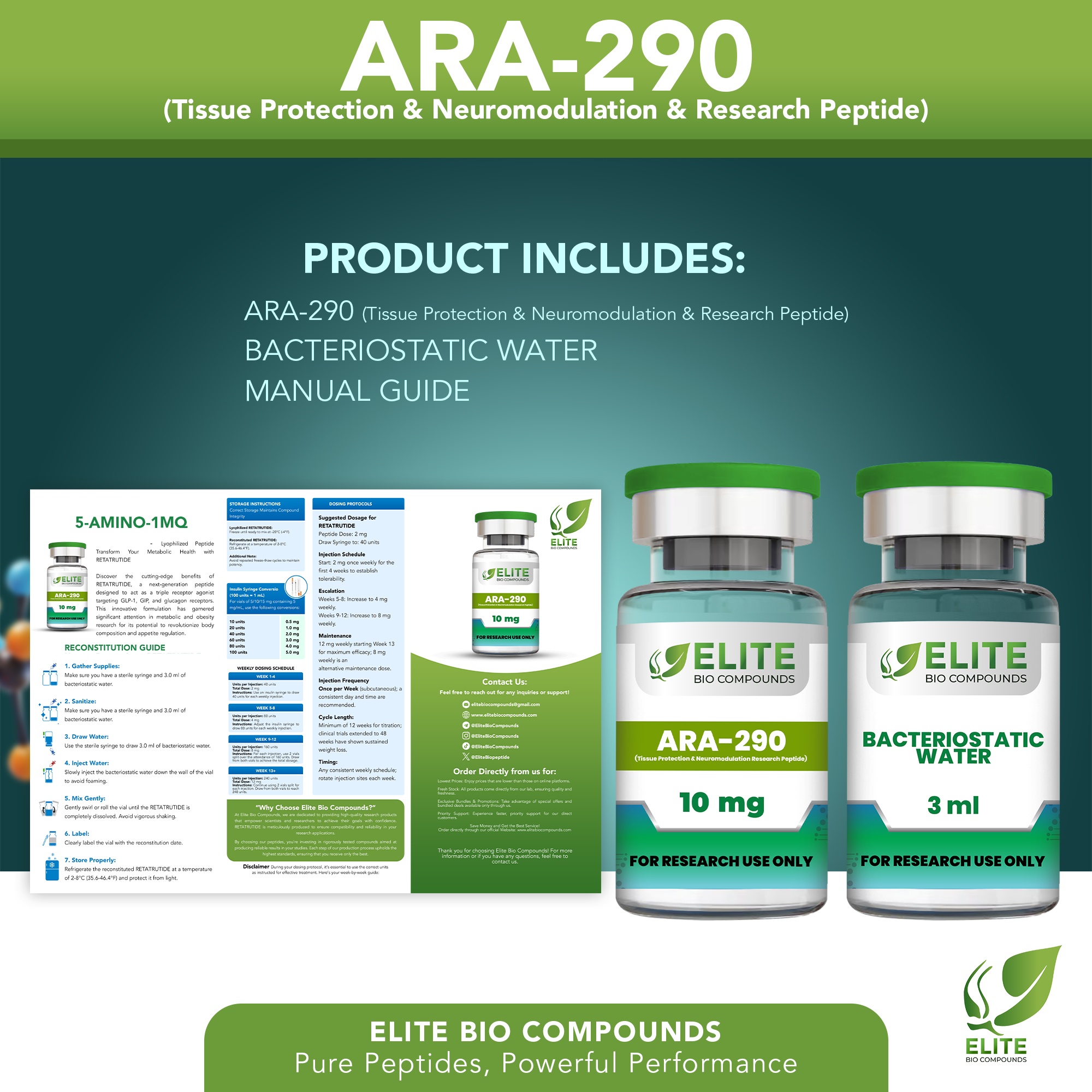 ARA-290 (10 mg) | Cellular Repair & Neurological Support | COA Verified