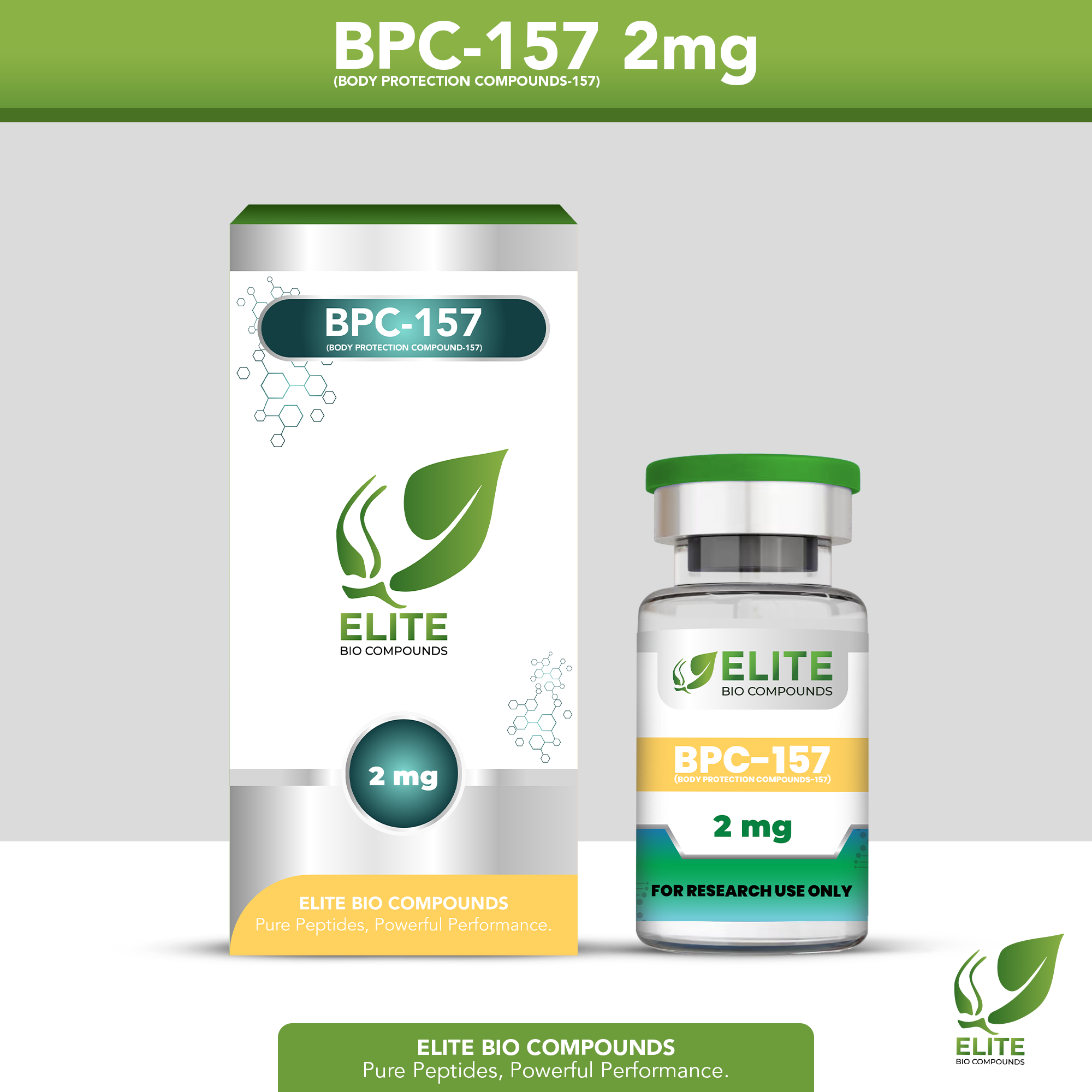 BPC-157 2MG - Tissue Recovery, Joint Support & Wellness Formula | COA Verified