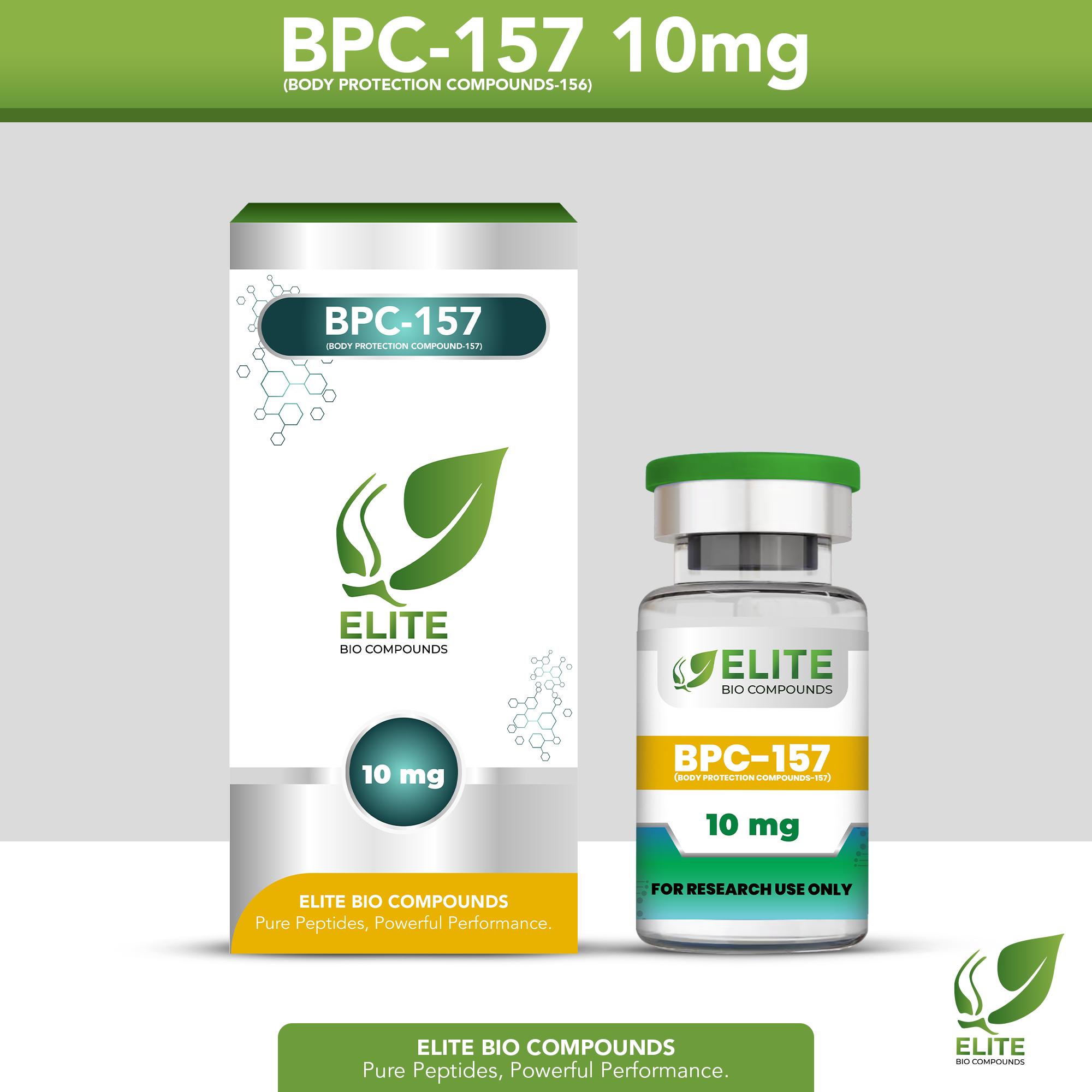 BPC-157 10MG (Body Protection Compound-157) | Peptide for Tissue Repair & Recovery | COA Verified