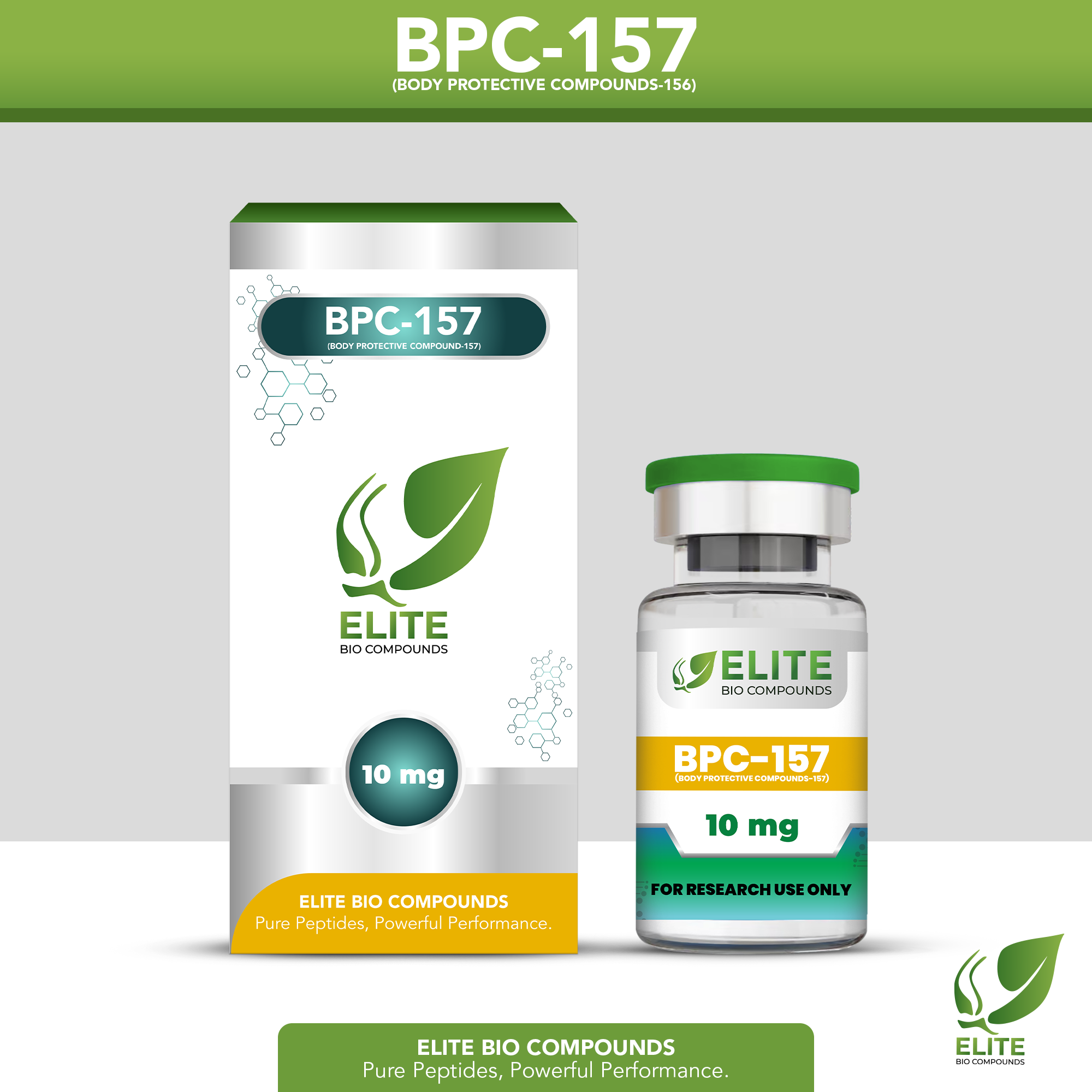 BPC-157 (Body Protection Compound-157) | Peptide for Tissue Repair & Recovery | COA Verified