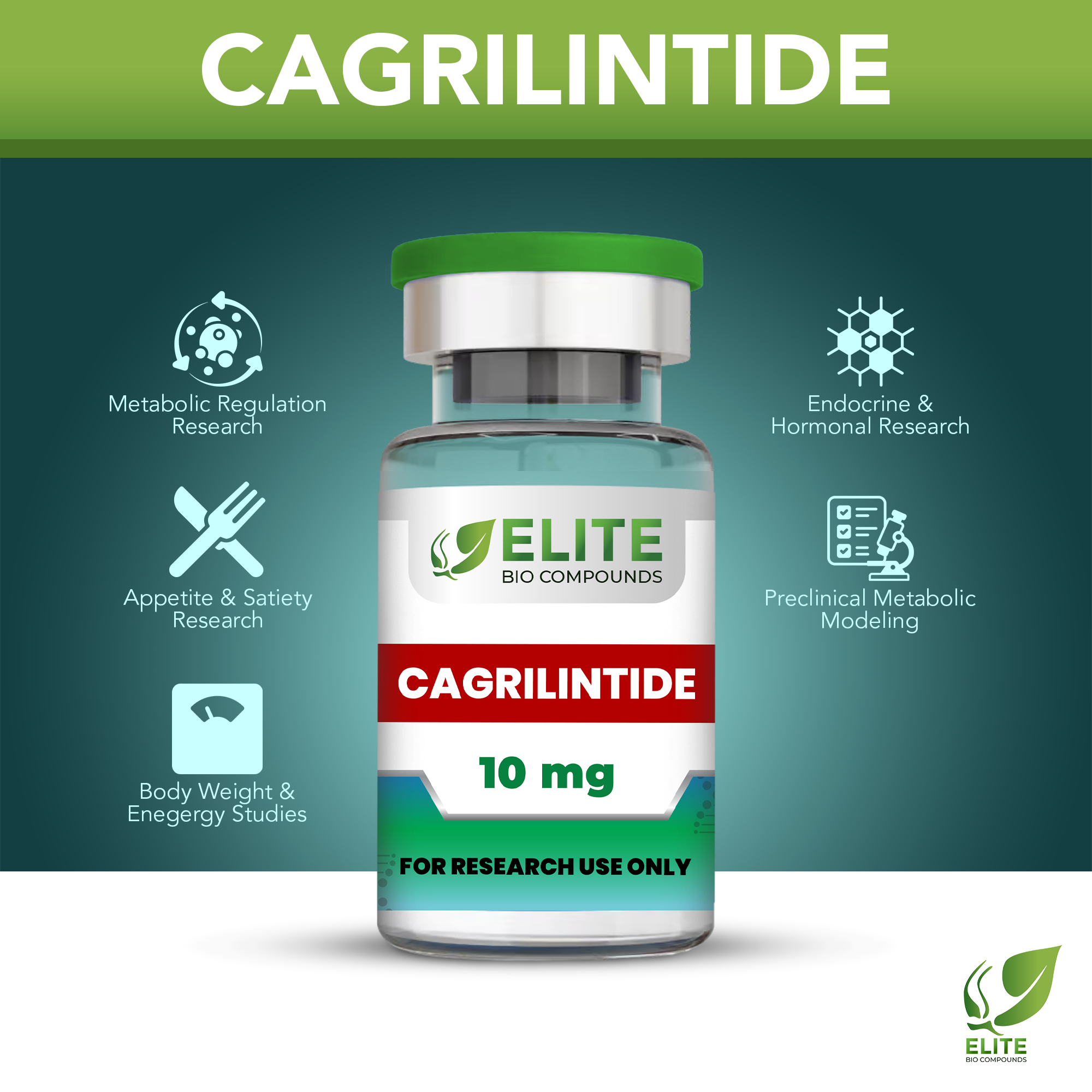 Cagrilintide (10 mg) | GLP-1 Booster for Weight & Appetite Support | COA Verified