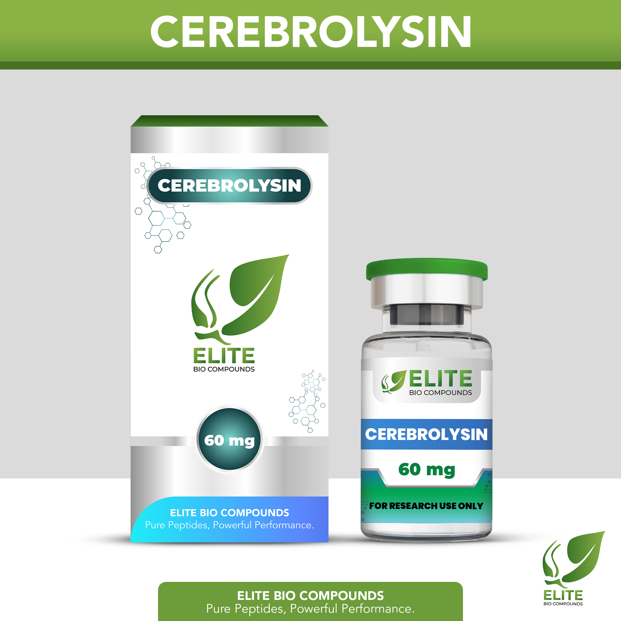 Cerebrolysin (60 mg) | Cognitive & Neuro Support | COA Verified