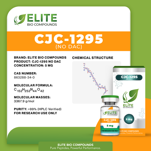 CJC-1295 No DAC (5 mg) | Growth Hormone Release Support | COA Verified