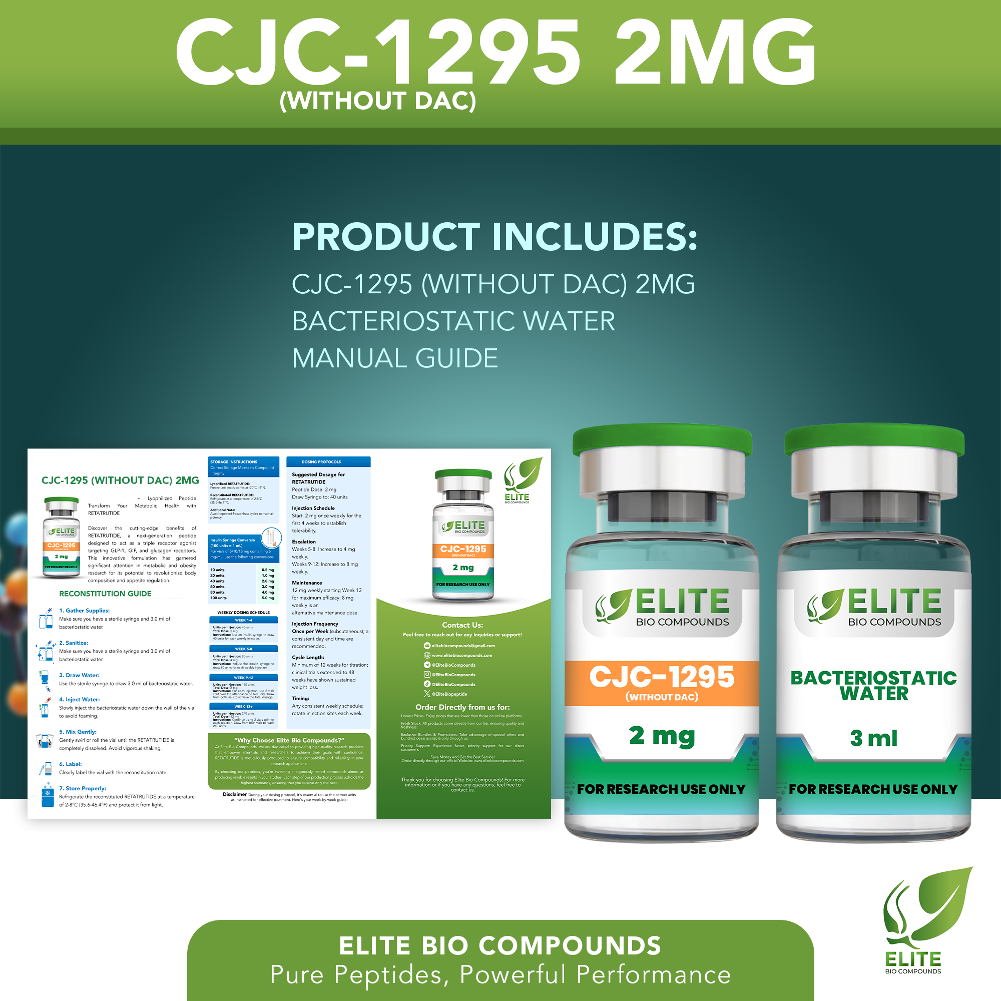 CJC-1295 Without DAC 2mg – Muscle Development, Wellness & Recovery Support | COA Verified