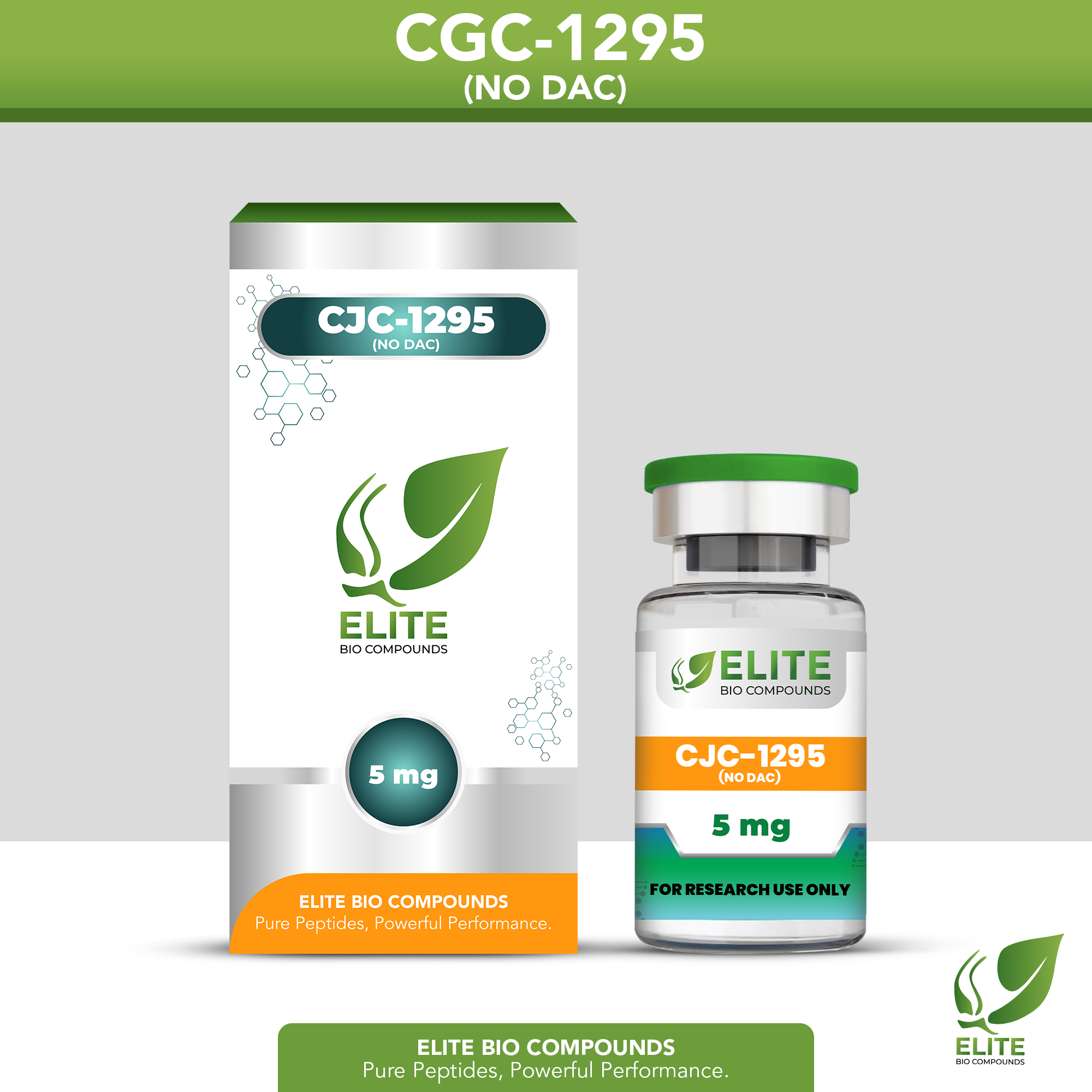 CJC-1295 No DAC (5 mg) | Growth Hormone Release Support | COA Verified