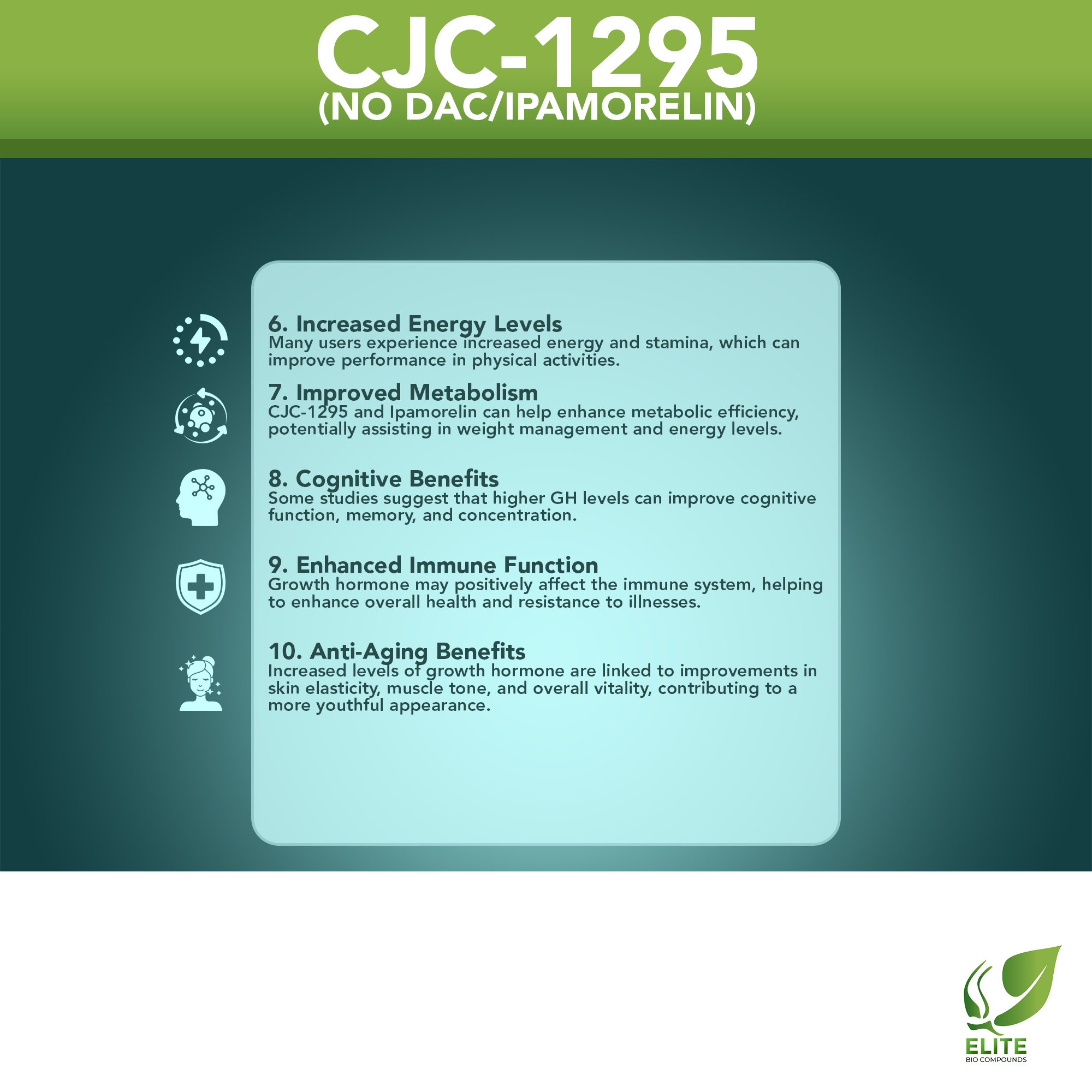CJC-1295 + Ipamorelin (10 mg) | Growth Hormone Release, Recovery, Sleep & Healthy Aging Support | COA Verified