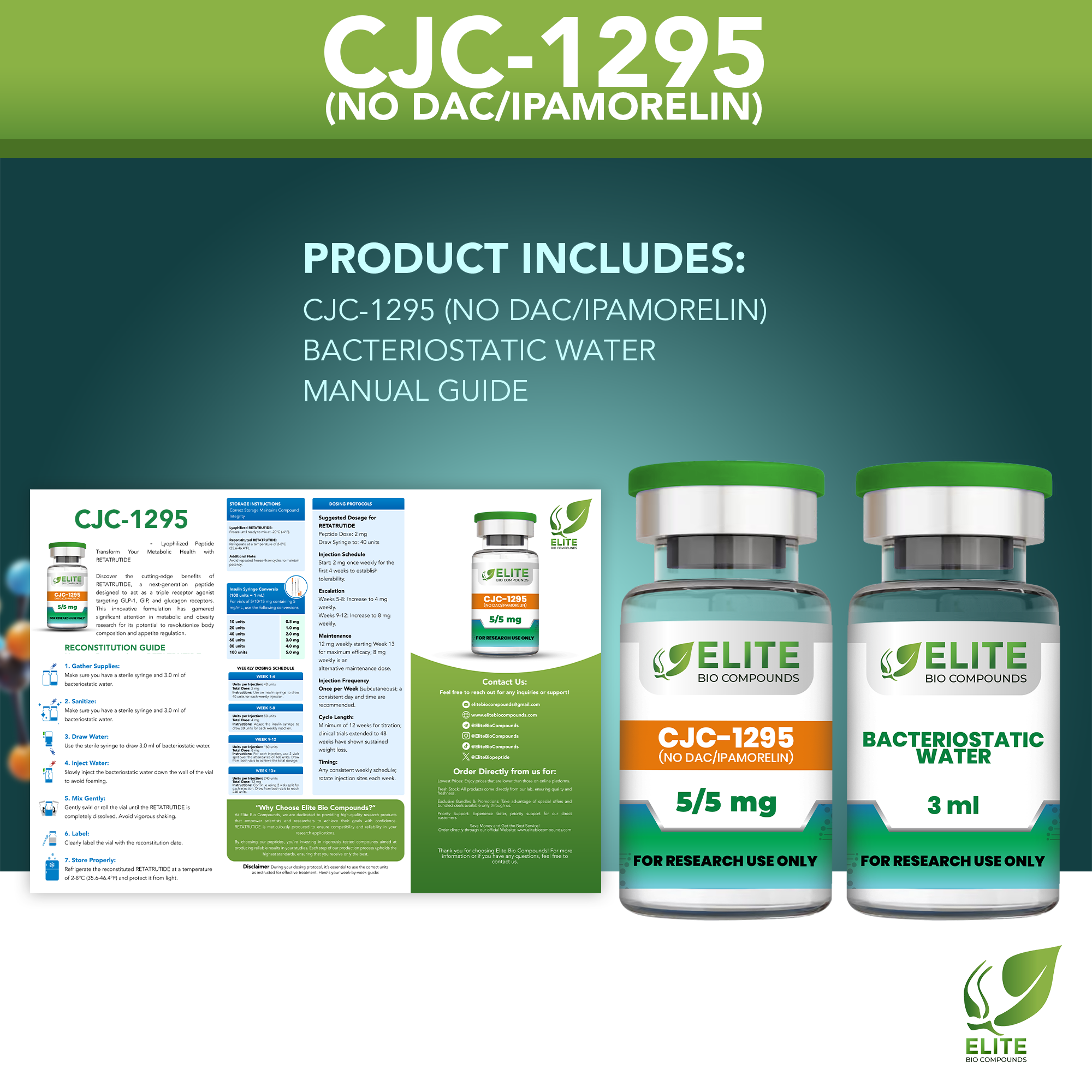 CJC-1295 + Ipamorelin (10 mg) | Growth Hormone Release, Recovery, Sleep & Healthy Aging Support | COA Verified