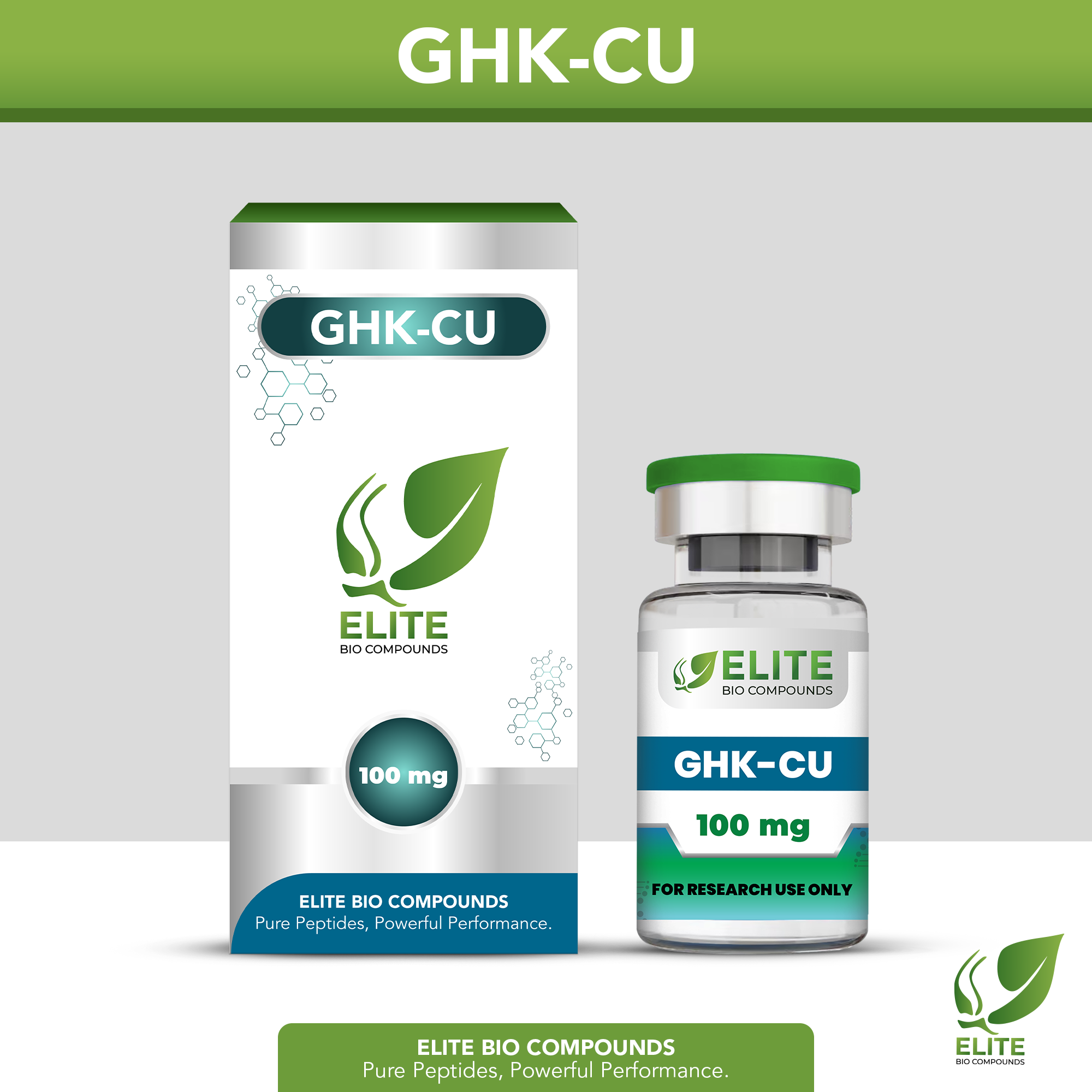 GHK-Cu (100 mg) | Hair & Skin Support, Collagen Boost & Anti-Aging Benefits | COA Verified