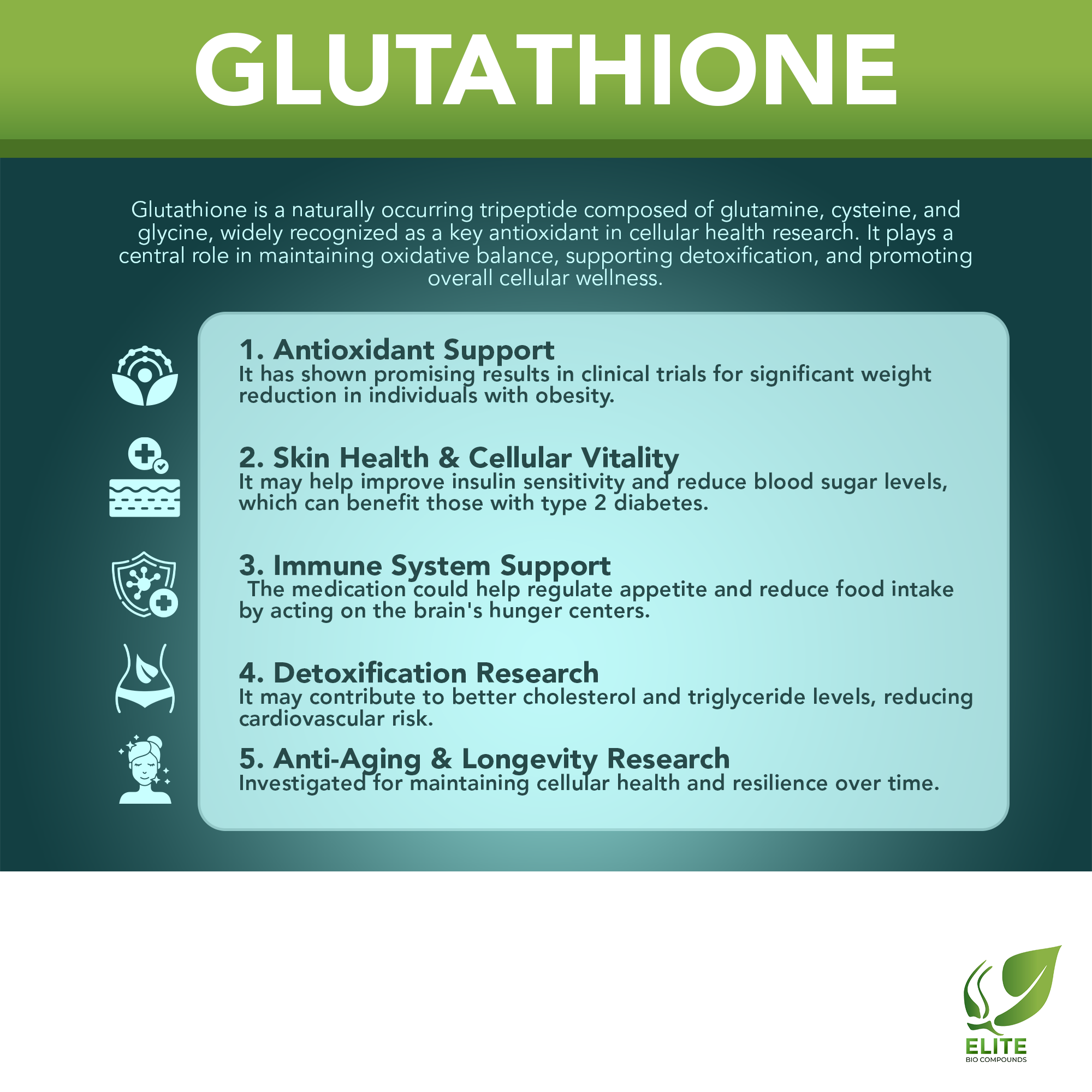 Glutathione (1500 mg) | Skin Brightening, Detox & Immune Support | COA Verified