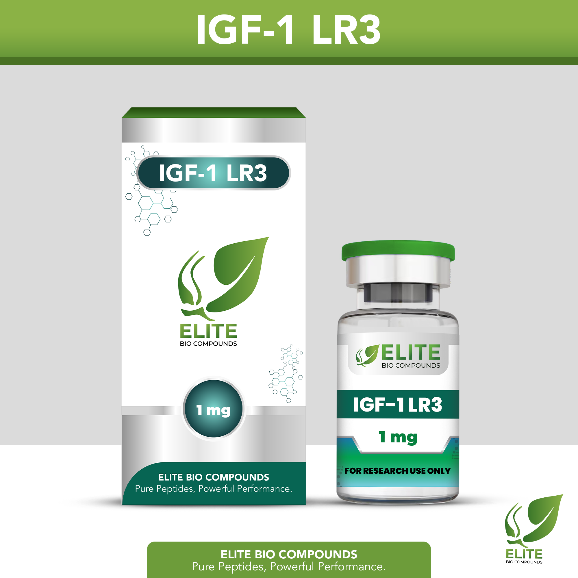 IGF-1 LR3 (1 mg) | Muscle Development, Recovery & Cellular Regeneration | COA Verified