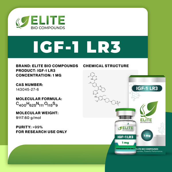 IGF-1 LR3 (1 mg) | Muscle Development, Recovery & Cellular Regeneration | COA Verified