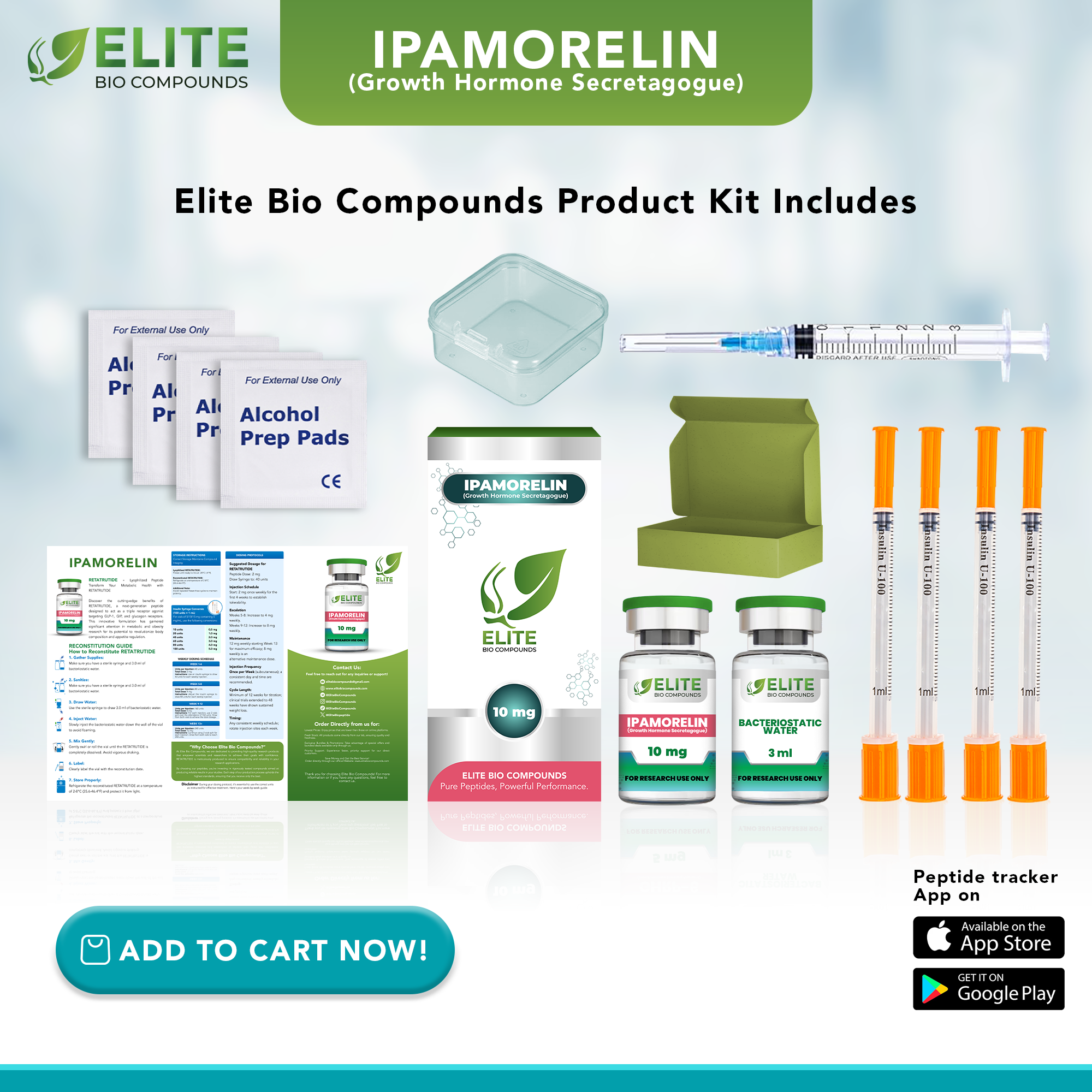 Ipamorelin (10 mg) | Growth Hormone Release & Recovery Support | COA Verified