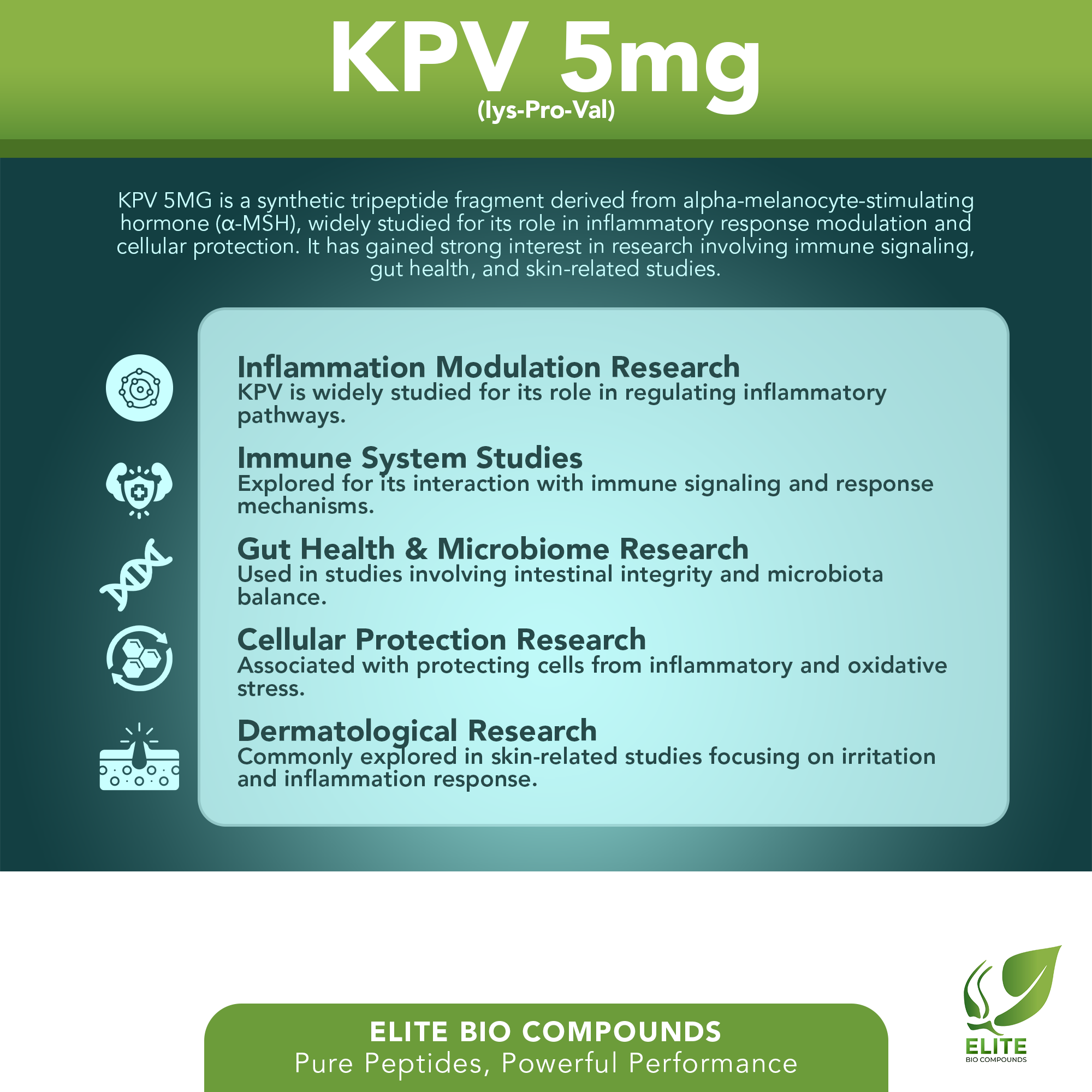 KPV 5mg – Digestive Comfort, Skin Health & Wellness Support | COA Verified App