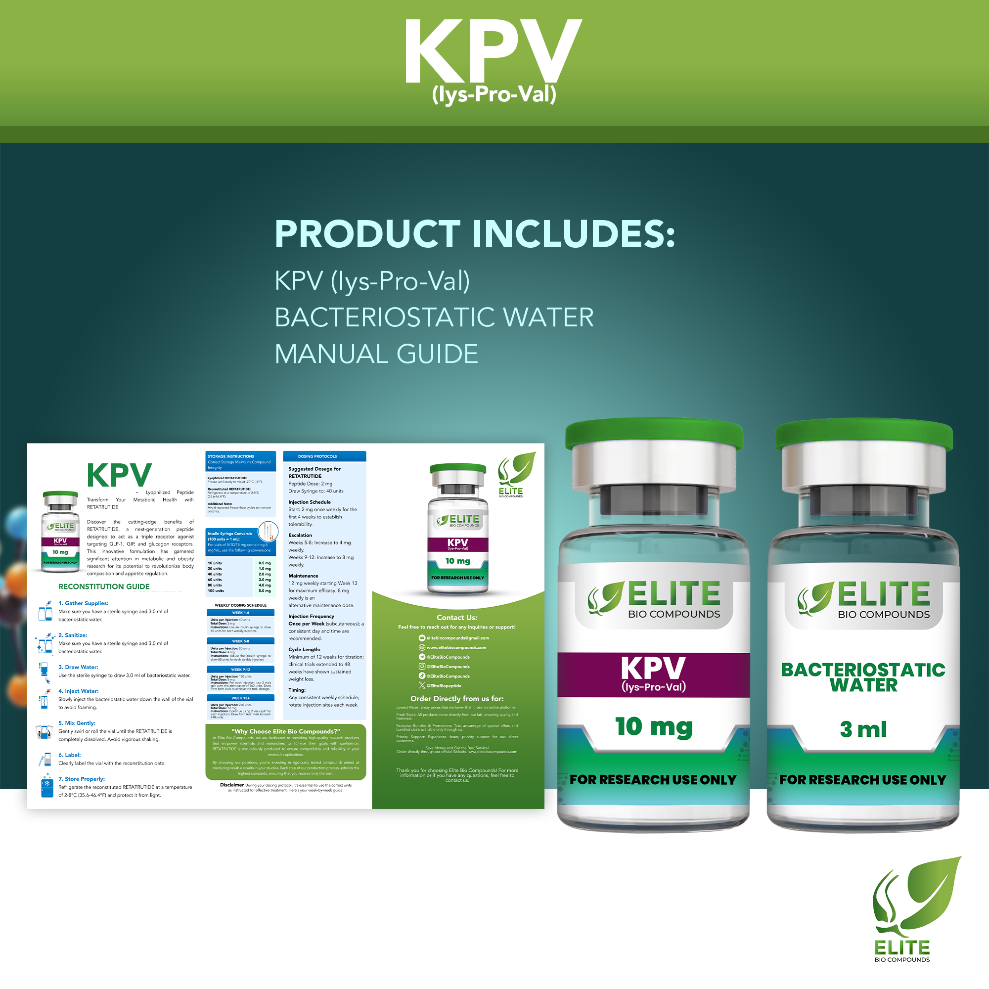 KPV (10 mg) | Anti-Inflammatory Support, Skin Repair & Gut Health | COA Verified