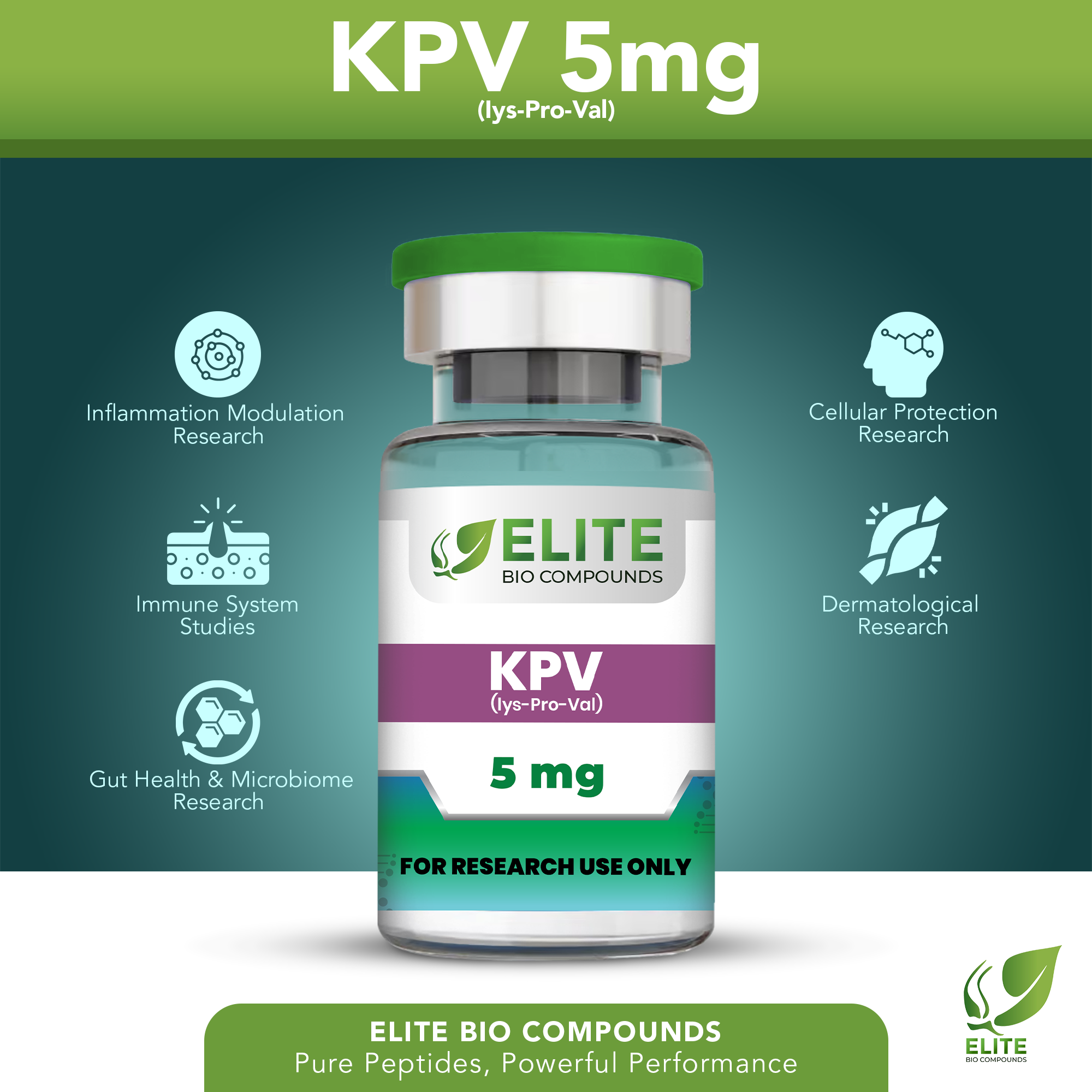 KPV 5mg – Digestive Comfort, Skin Health & Wellness Support | COA Verified App