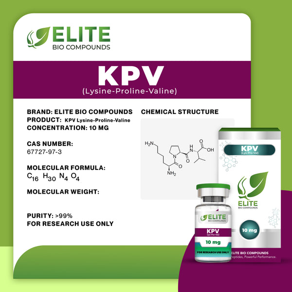 KPV (10 mg) | Anti-Inflammatory Support, Skin Repair & Gut Health | COA Verified