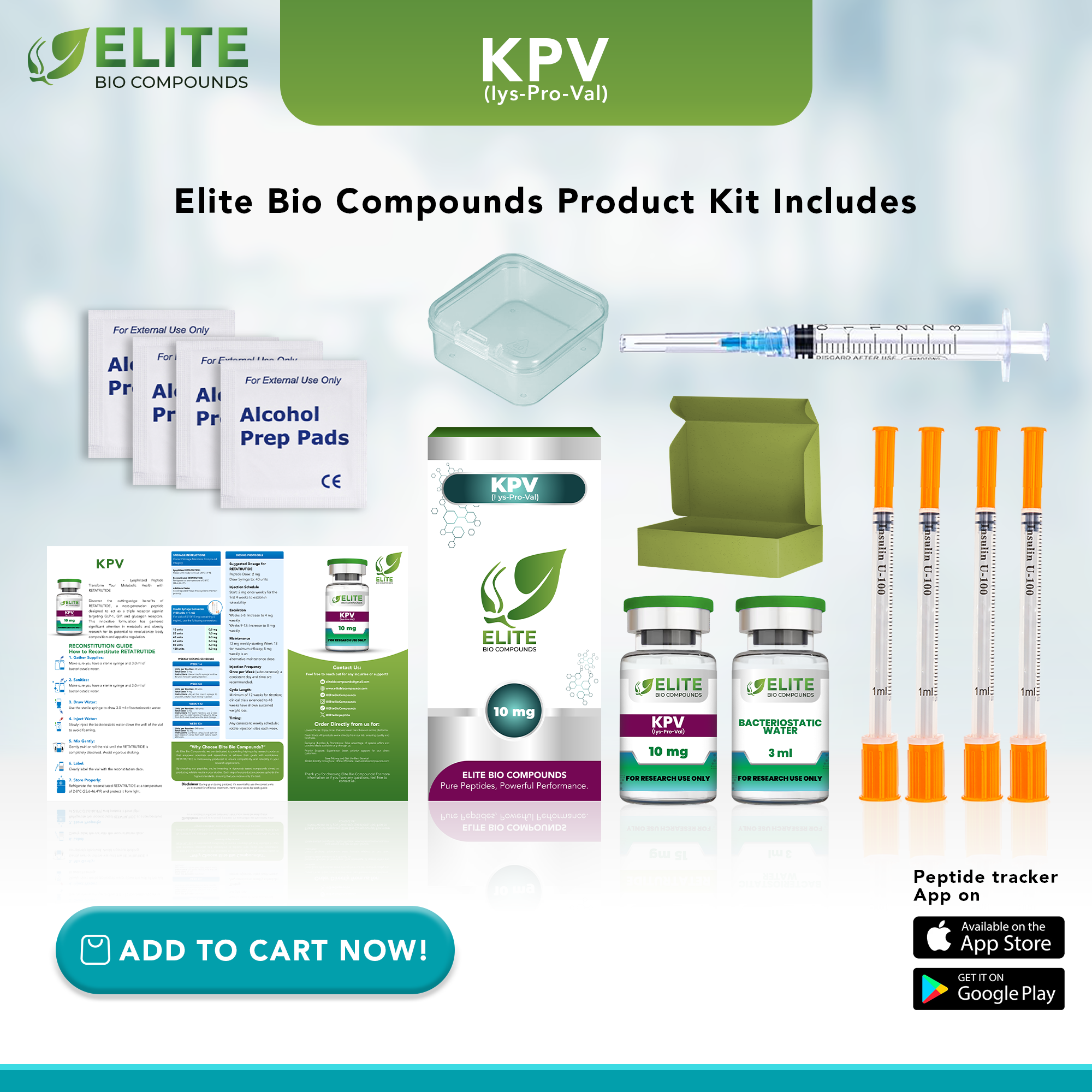 KPV (10 mg) | Anti-Inflammatory Support, Skin Repair & Gut Health | COA Verified