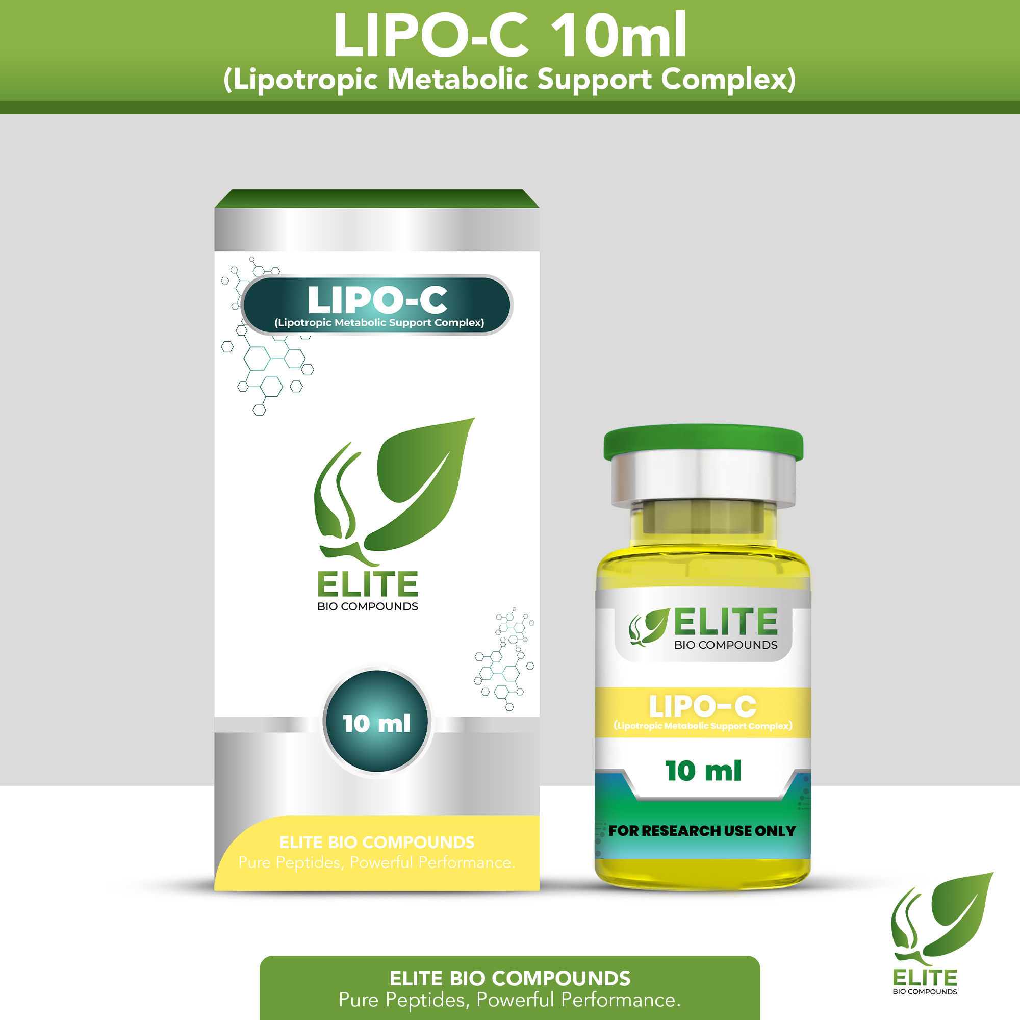 LIPO-C (10 mL) | Lipotropic Metabolic Support Formula | COA Verified