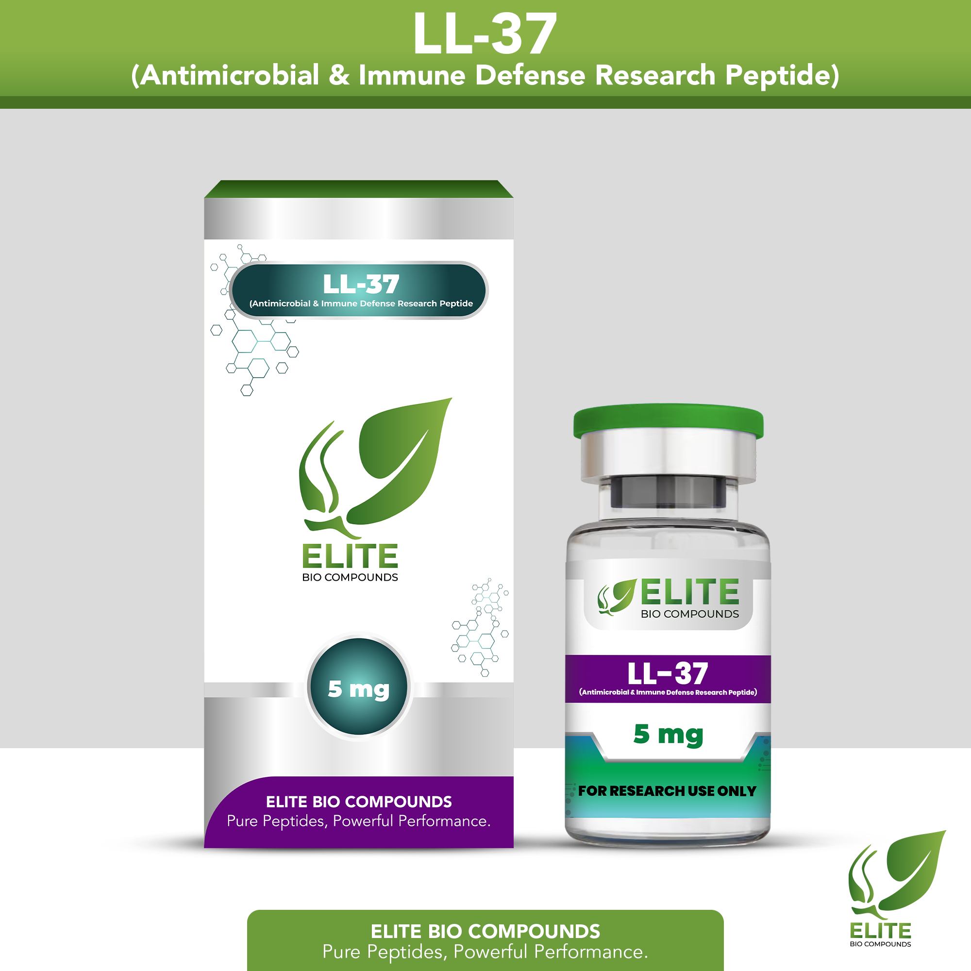 LL-37 (5 mg) | Immune & Skin Defense Peptide | COA Verified