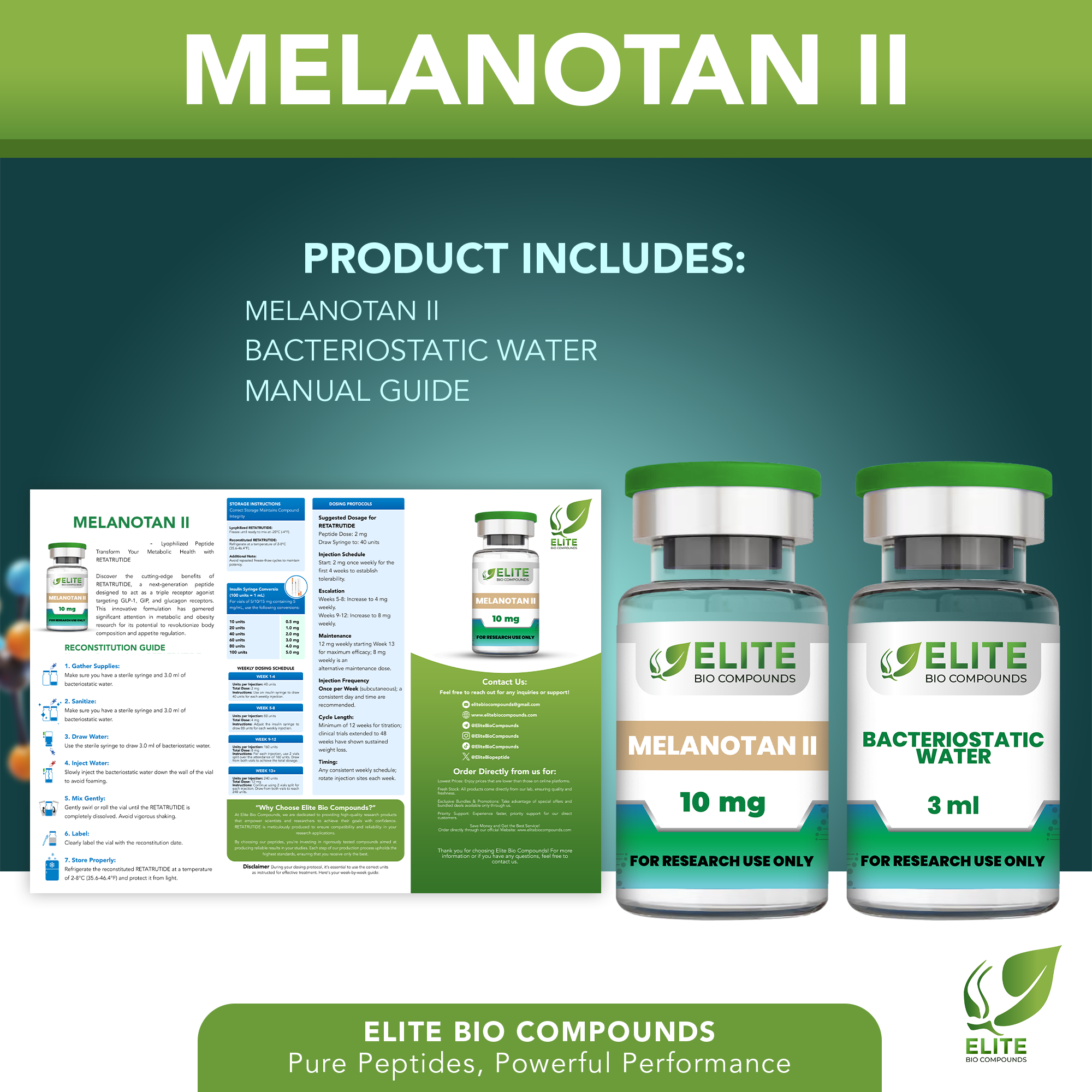 Melanotan II (10 mg) | Melanocortin Peptide | Skin Pigmentation Support | COA Verified