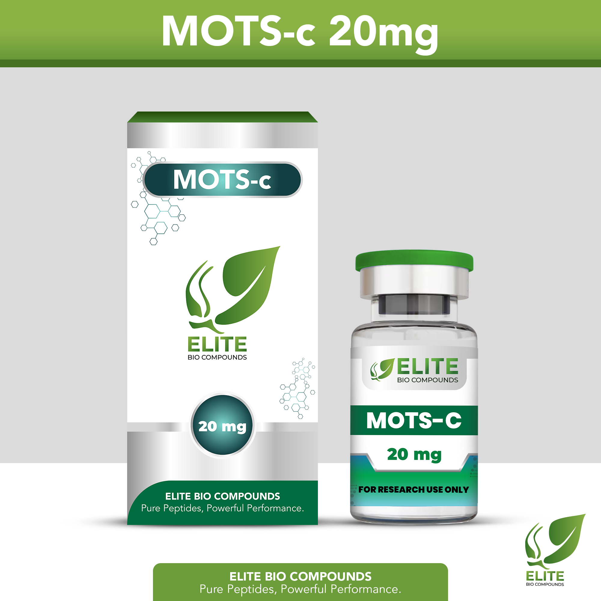 MOTS-c 20mg – Energy Optimization, Vitality & Wellness Formula | COA Verified
