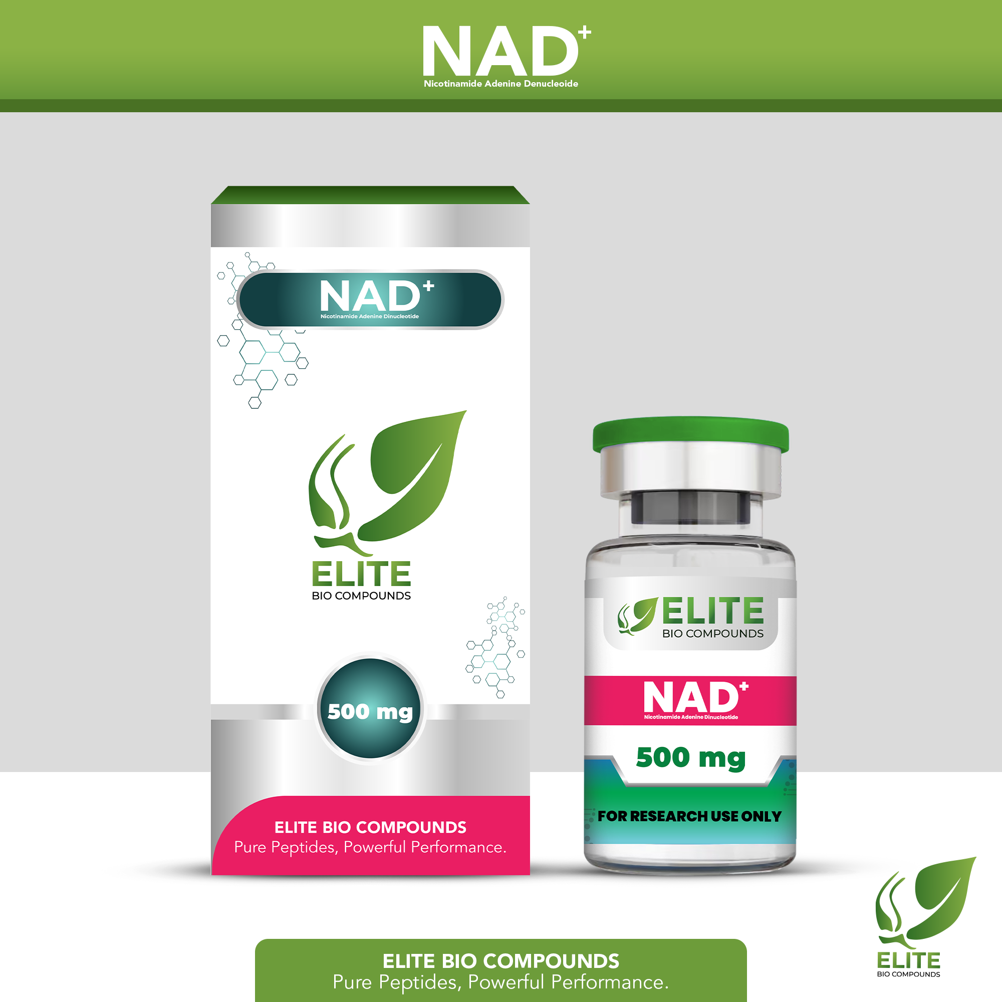 NAD+ (500 mg) | Boost Cellular Energy, Anti-Aging & DNA Repair Support | COA Verified