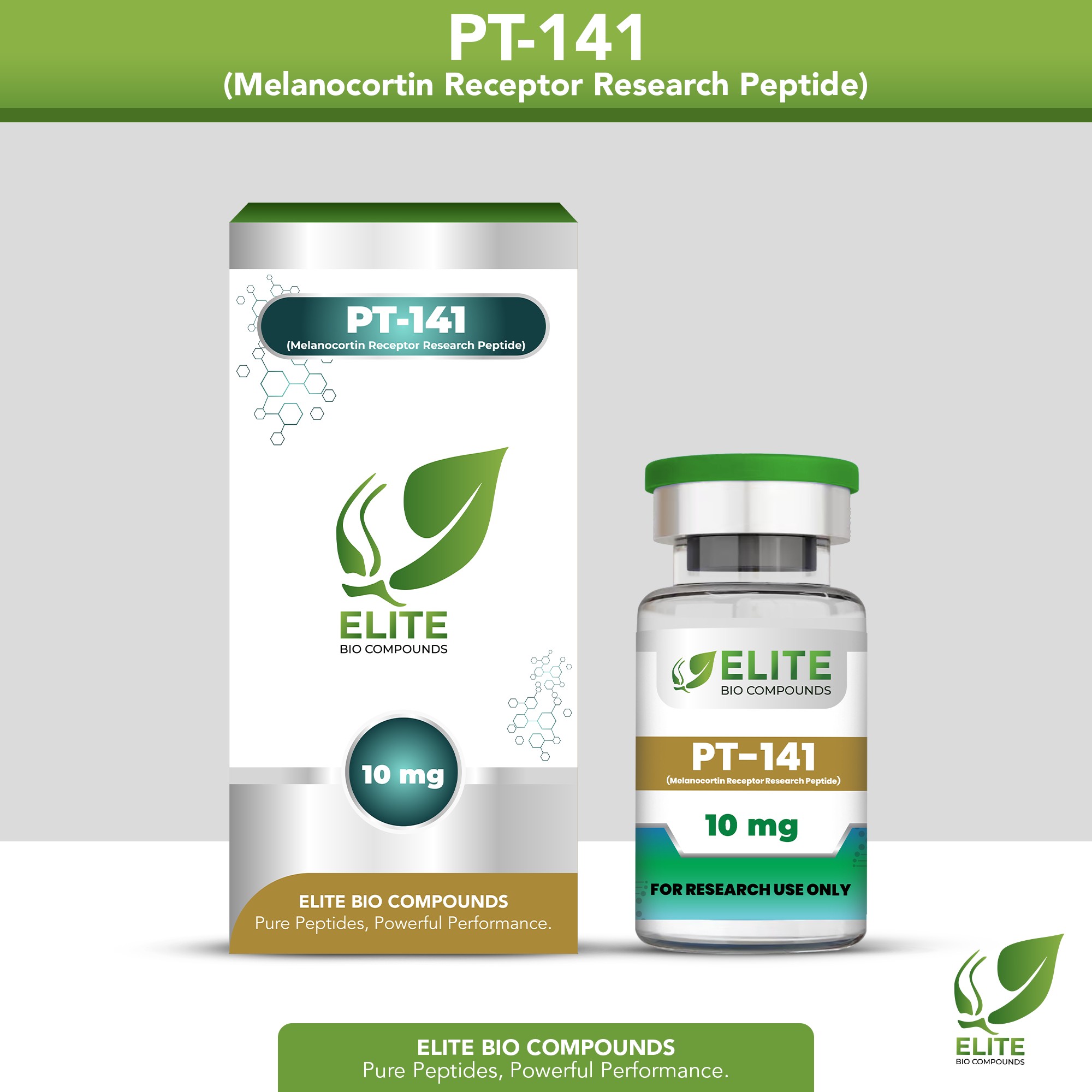 PT-141 (10 mg) | Melanocortin Research Peptide | COA Verified
