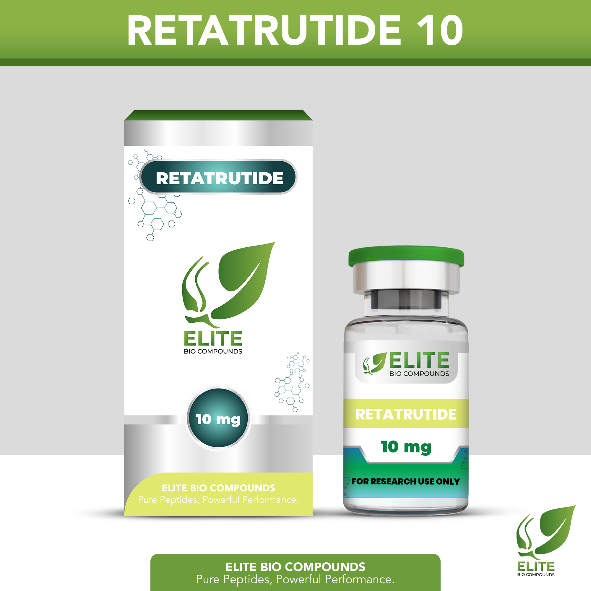 Retatrutide 10mg | GLP-1 GIP Glucagon Triple Agonist Research Peptide | Metabolic & Longevity Study | COA Verified | ≥99% Purity