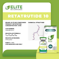 Retatrutide 10mg | GLP-1 GIP Glucagon Triple Agonist Research Peptide | Metabolic & Longevity Study | COA Verified | ≥99% Purity