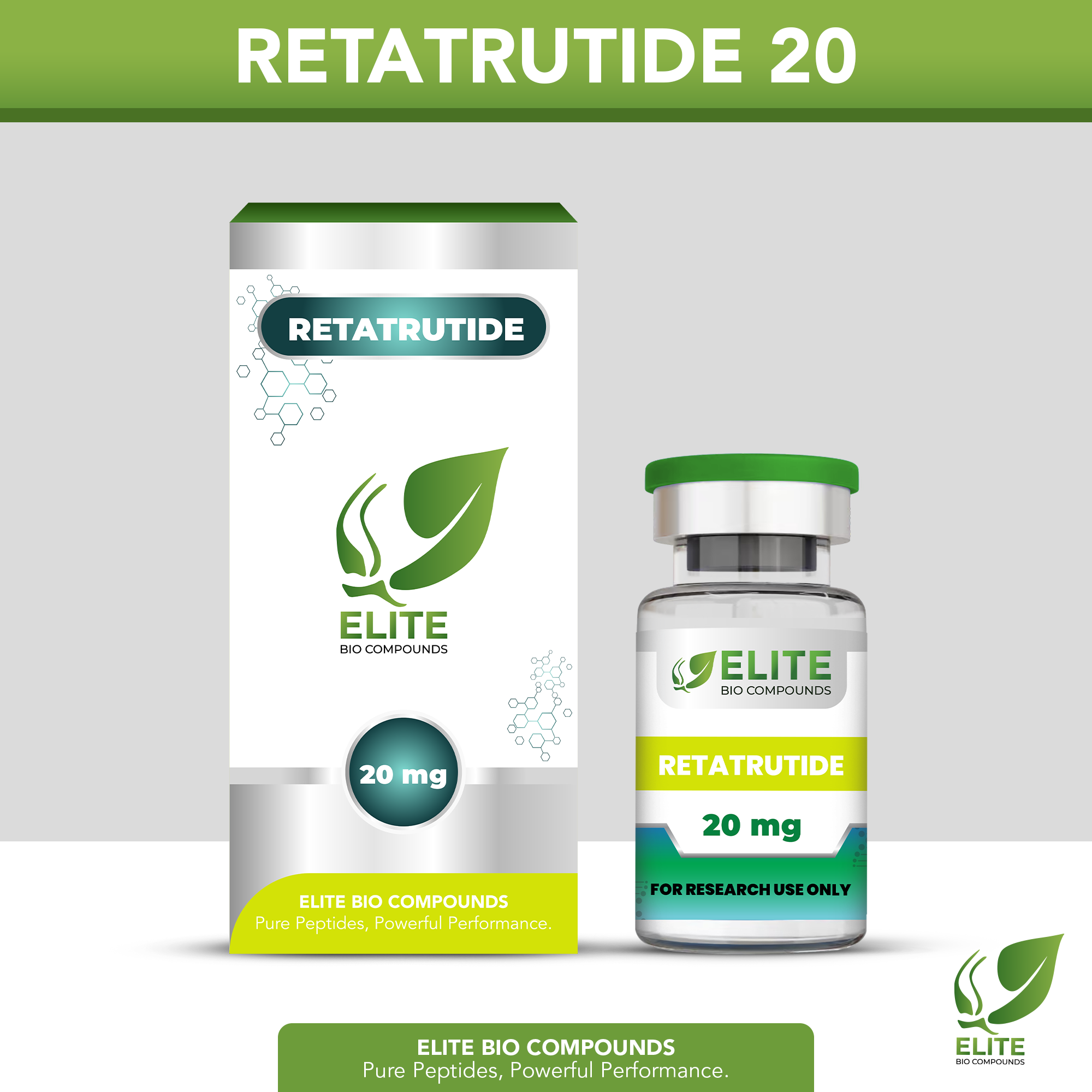 Retatrutide (20 mg) | GLP-1/GIP/Glucagon Triple Agonist | COA Verified | ≥99% Purity