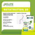 Retatrutide (20 mg) | GLP-1/GIP/Glucagon Triple Agonist | COA Verified | ≥99% Purity