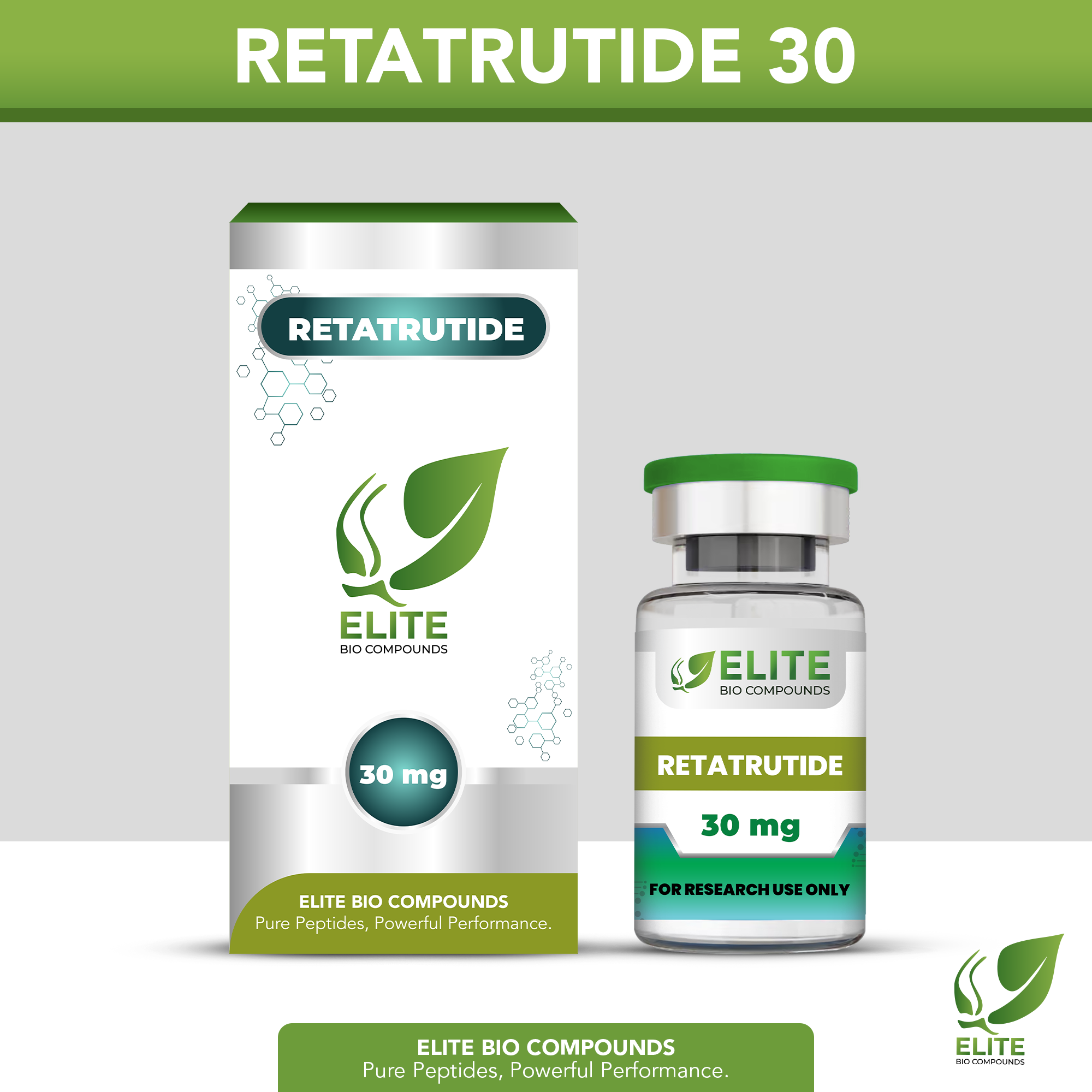 Retatrutide 30 mg | GLP-1/GIP/Glucagon Triple Agonist | Research Grade | ≥99% Purity