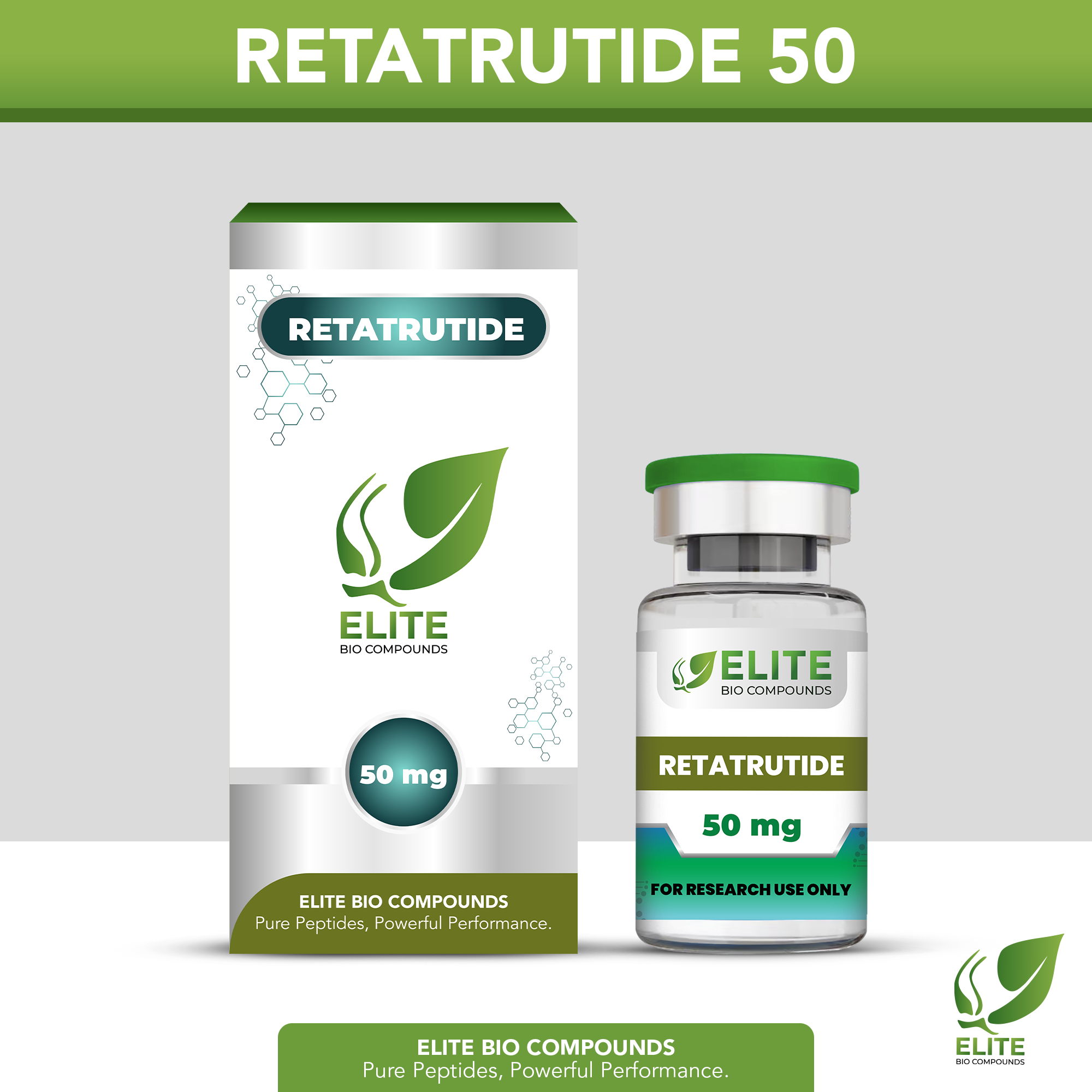 glucagon retatrutide Retatrutide 50mg | High Potency GLP-1 GIP Glucagon Research Peptide