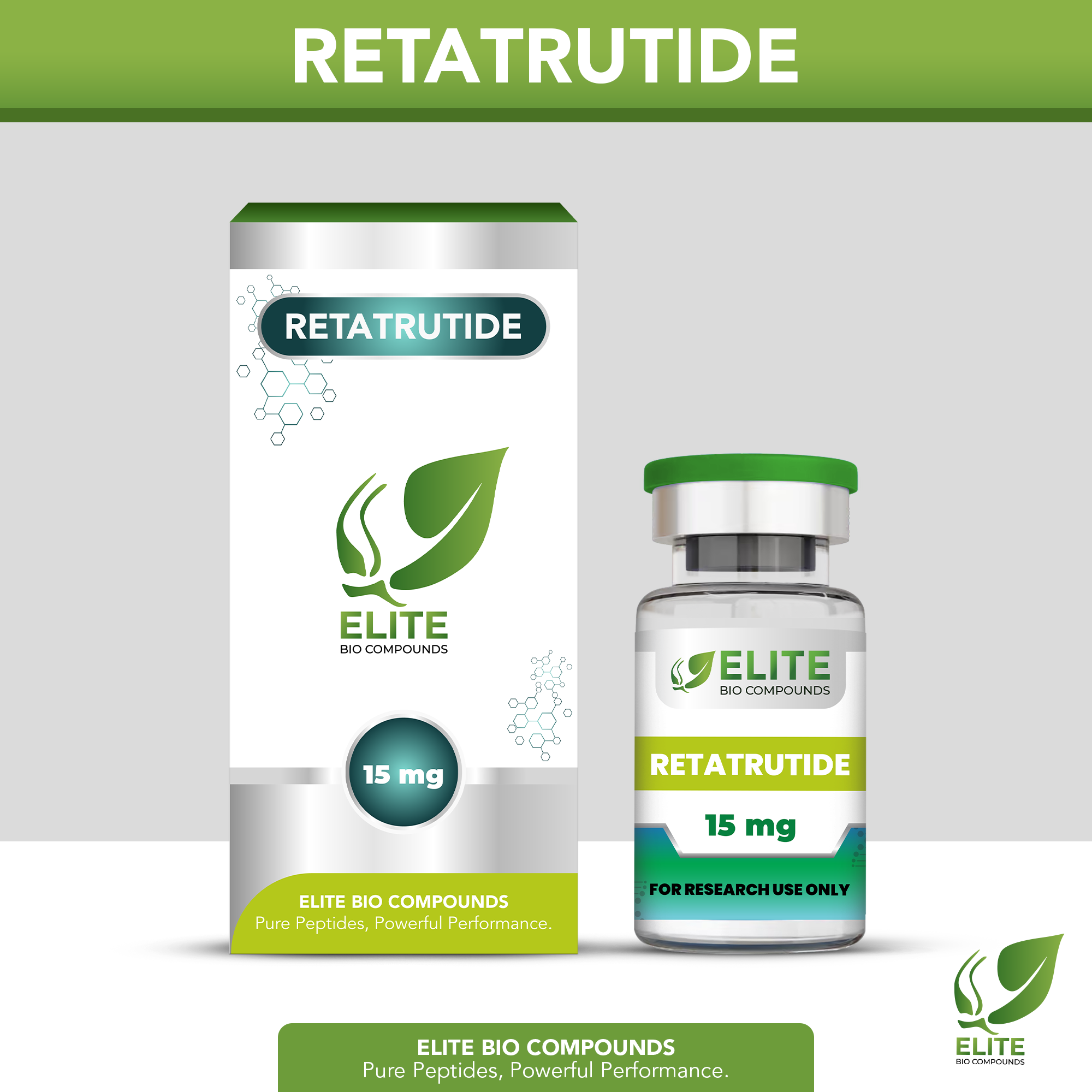 RETATRUTIDE (15 mg) | GLP-1 Triple Agonist | COA Verified