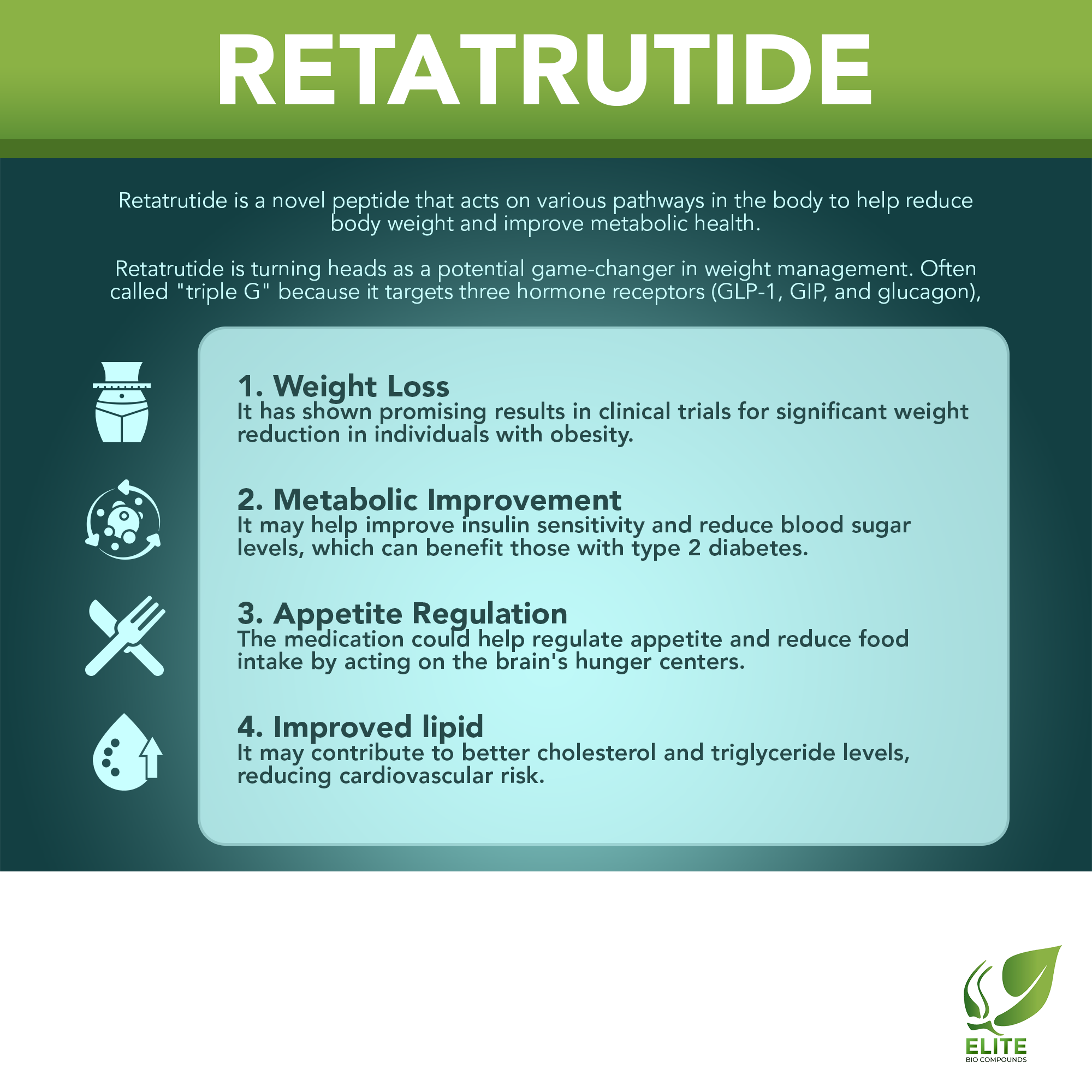 RETATRUTIDE (15 mg) | GLP-1 Triple Agonist | COA Verified