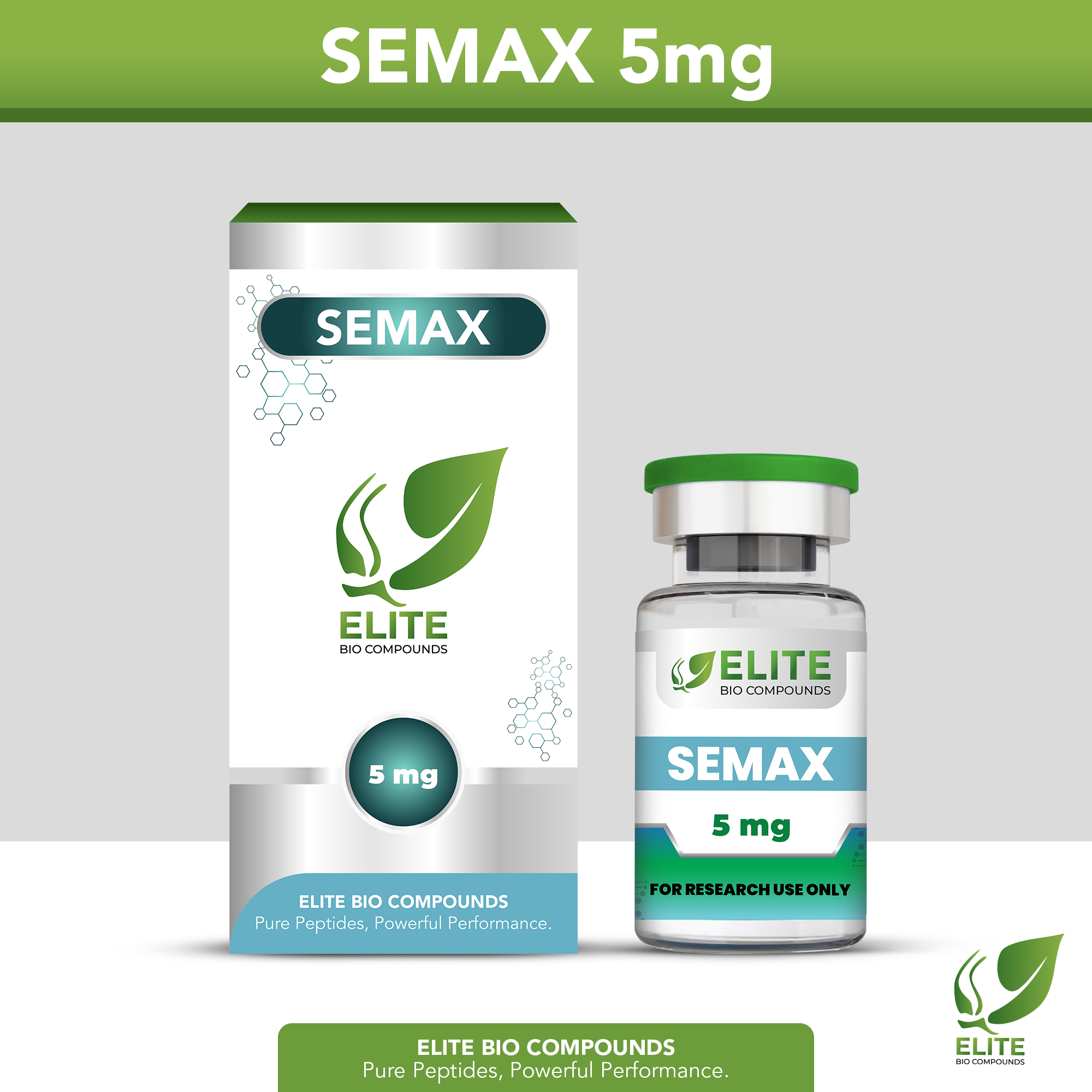 Semax 5mg – Neural Wellness & Mental Performance Formula | COA Verified