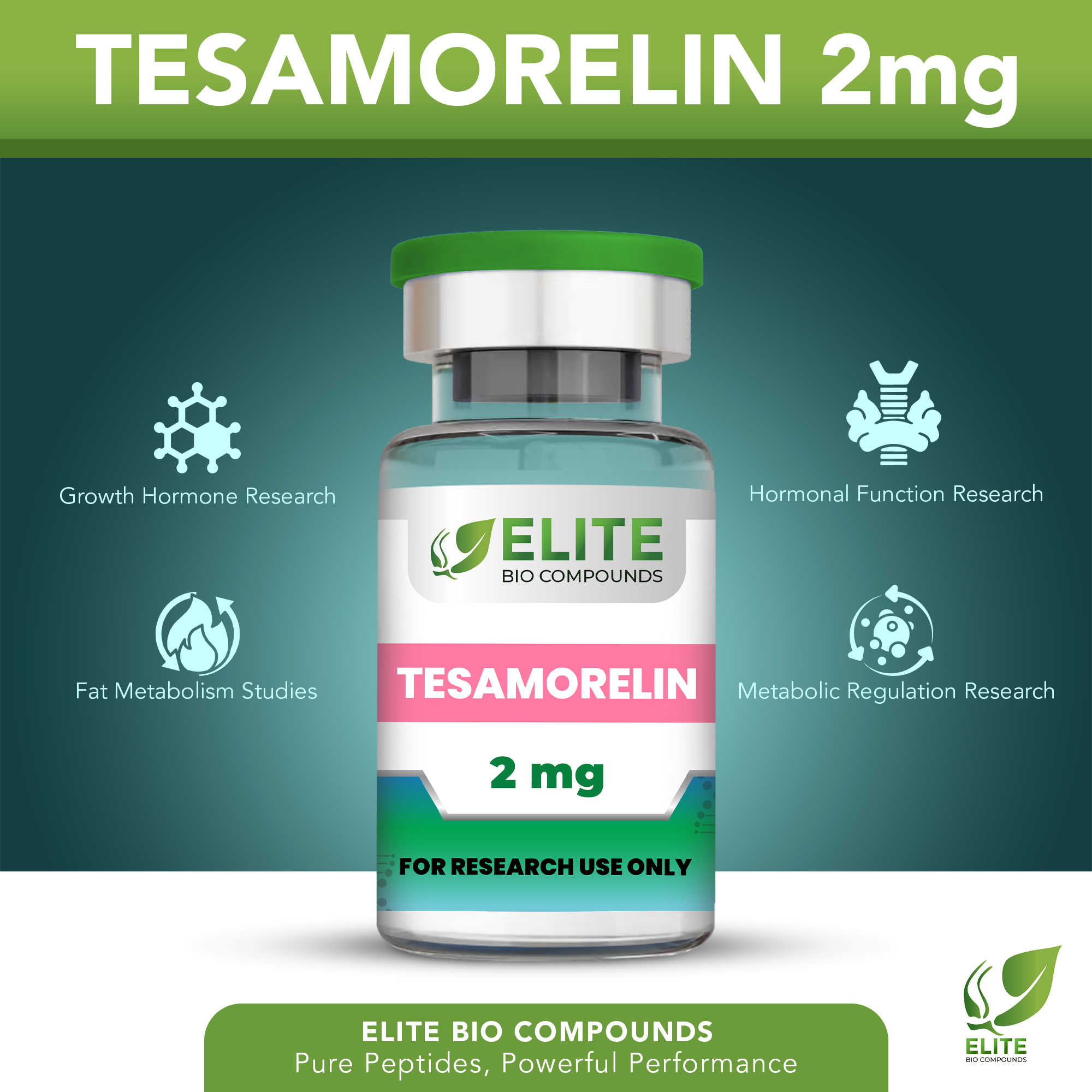 Tesamorelin 2mg – Lean Muscle Development, Wellness & Metabolic Support | COA Verified