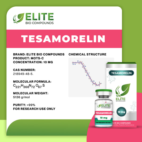 Tesamorelin (10 mg) | Belly Fat Reduction, Lean Muscle & Metabolic Support | COA Verified