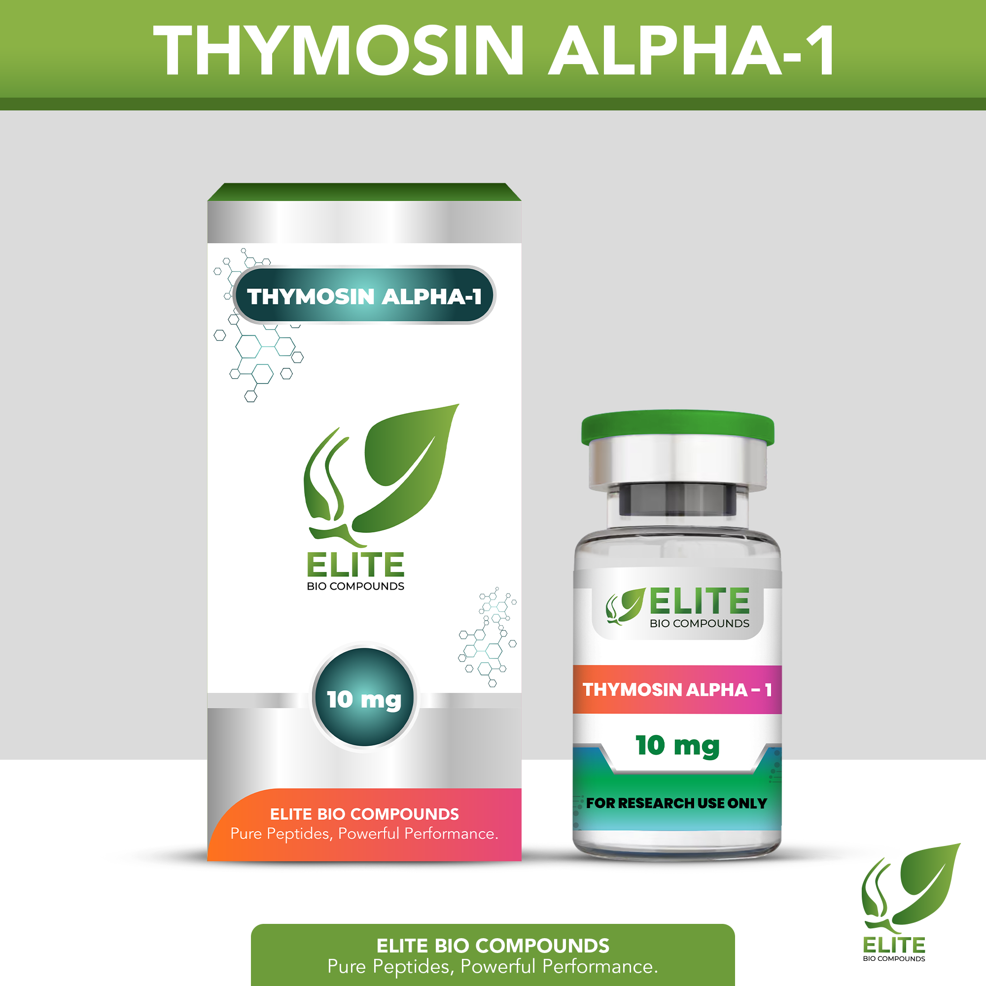 Thymosin Alpha-1 (10 mg) | Advanced Peptide for Immune & Cellular Health | COA Verified