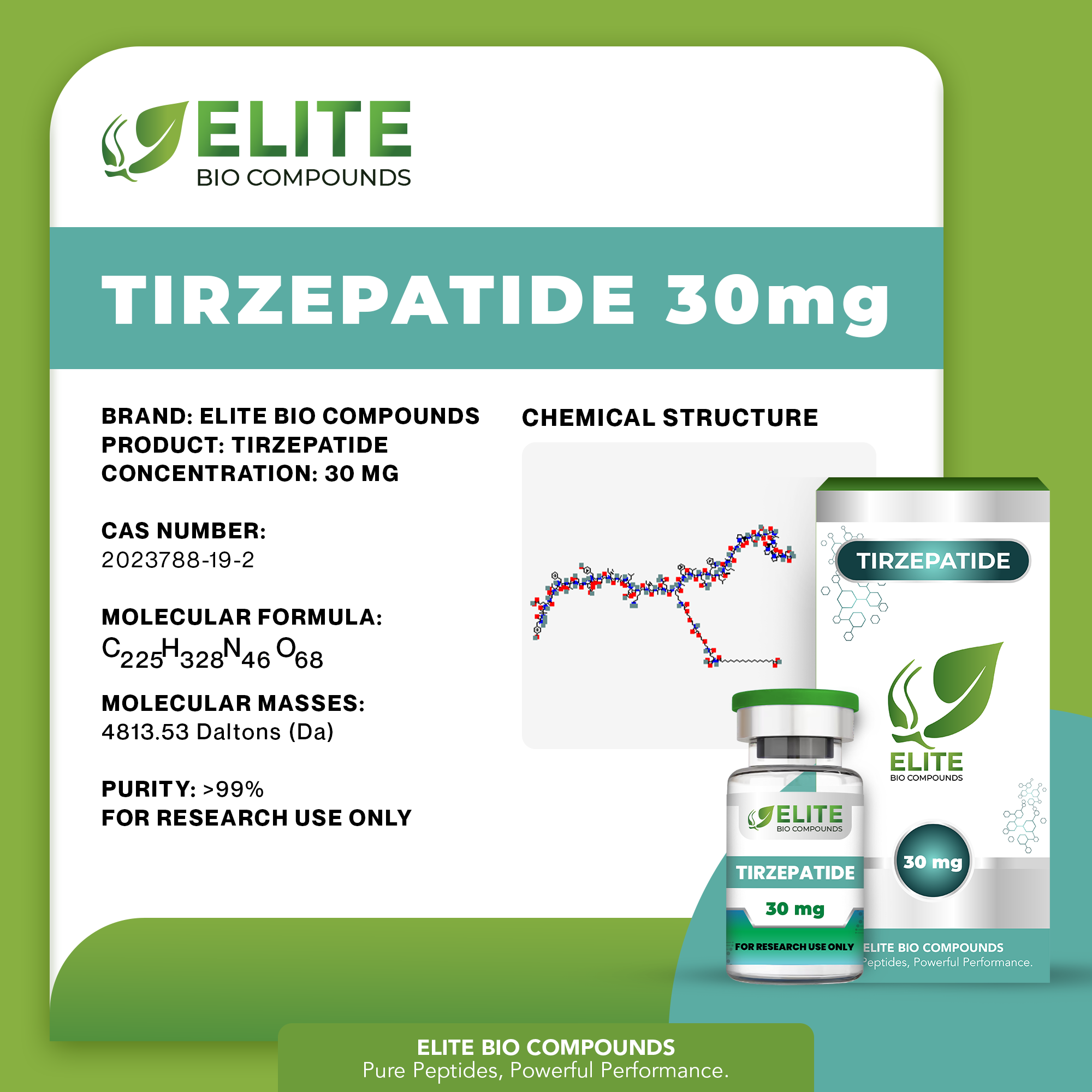 Tirzepatide 30mg – Advanced Weight Management & Lifestyle Support | COA Verified